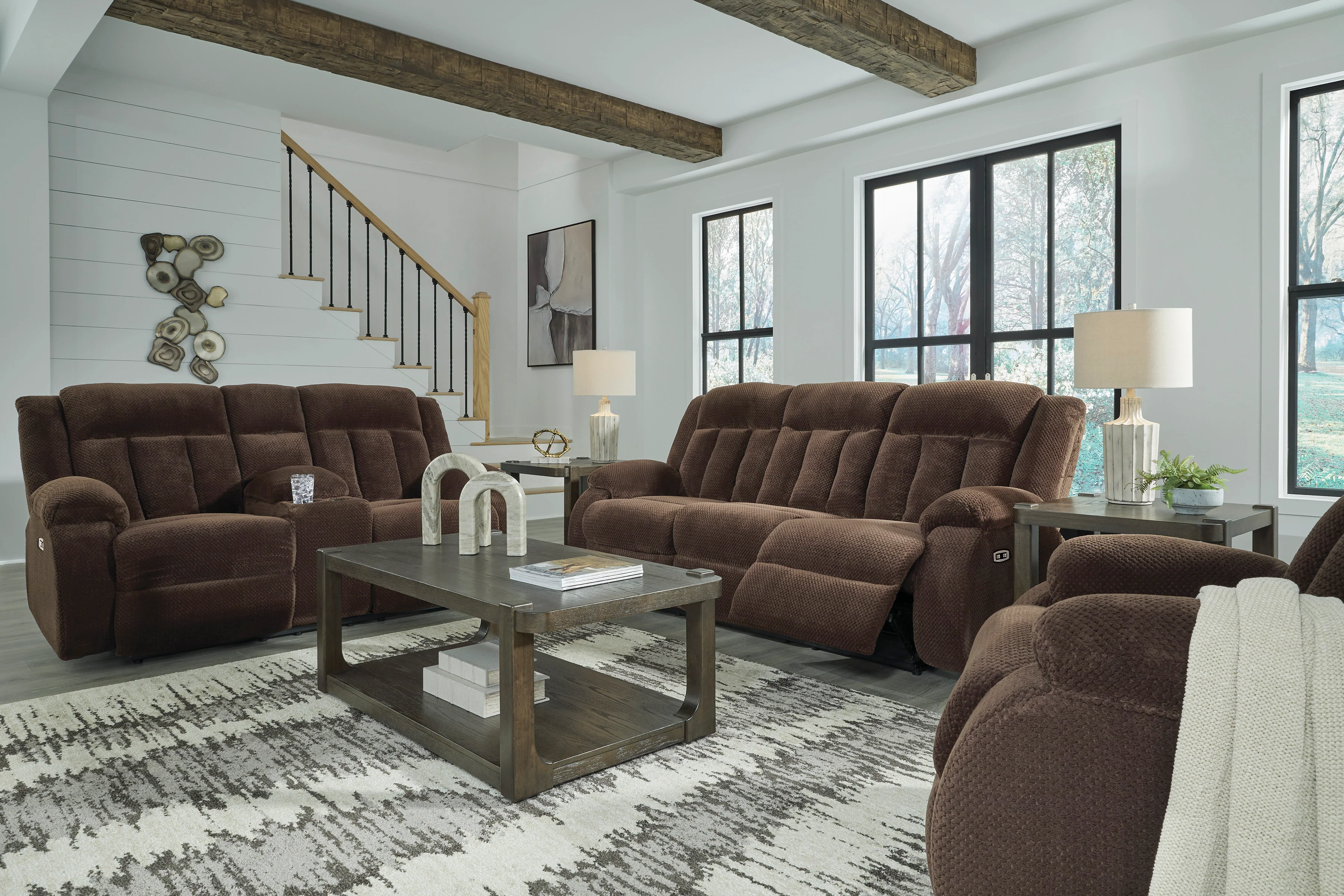 Greely Bend Rec Pwr Sofa With Drop Down Table - Image 13