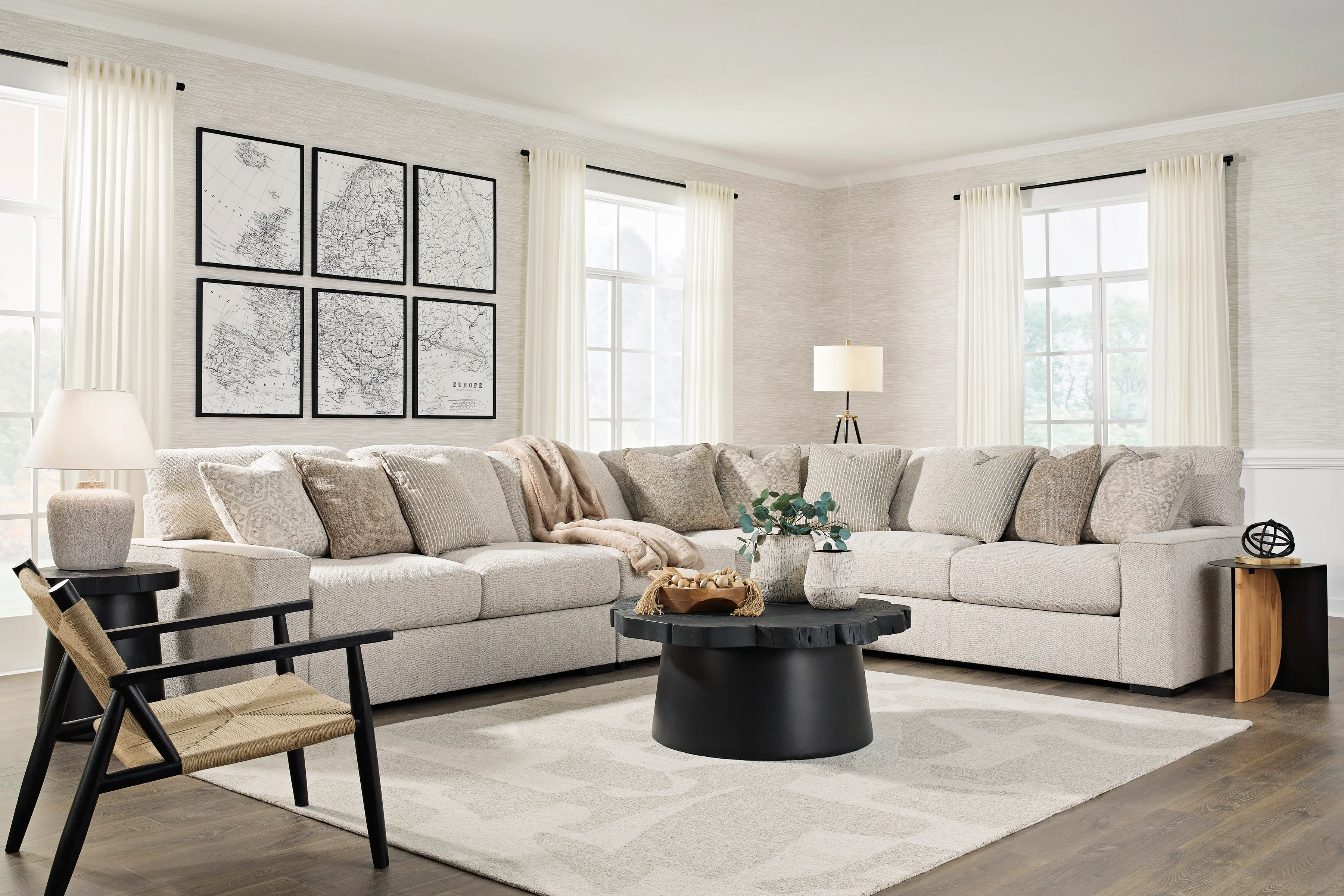 Balltyton 4 piece Sectional Sofa Set - Image 4