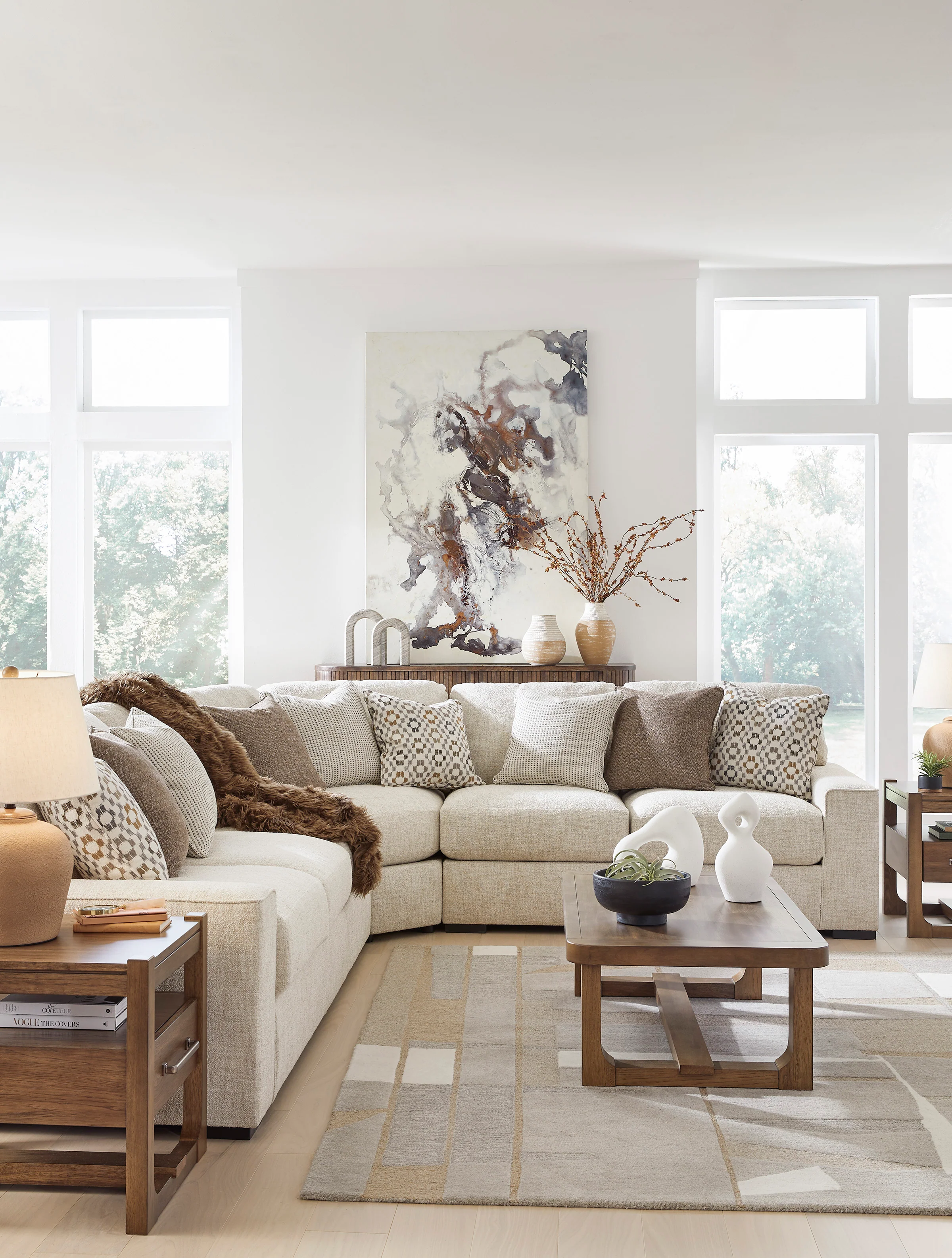 Abberson 4 piece sectional - Image 12