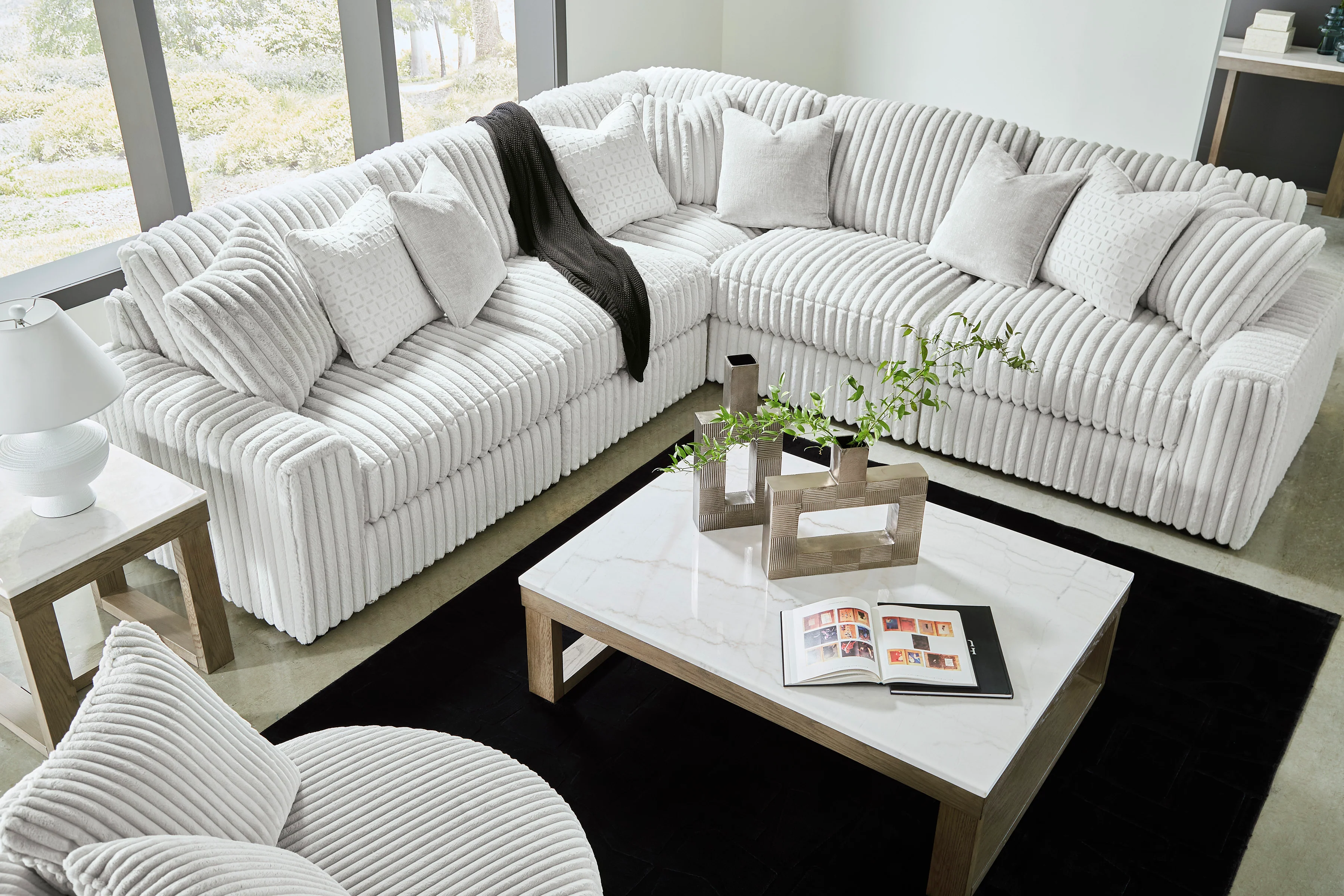Stupendous 5 piece Sectional Sofa Set - Image 3
