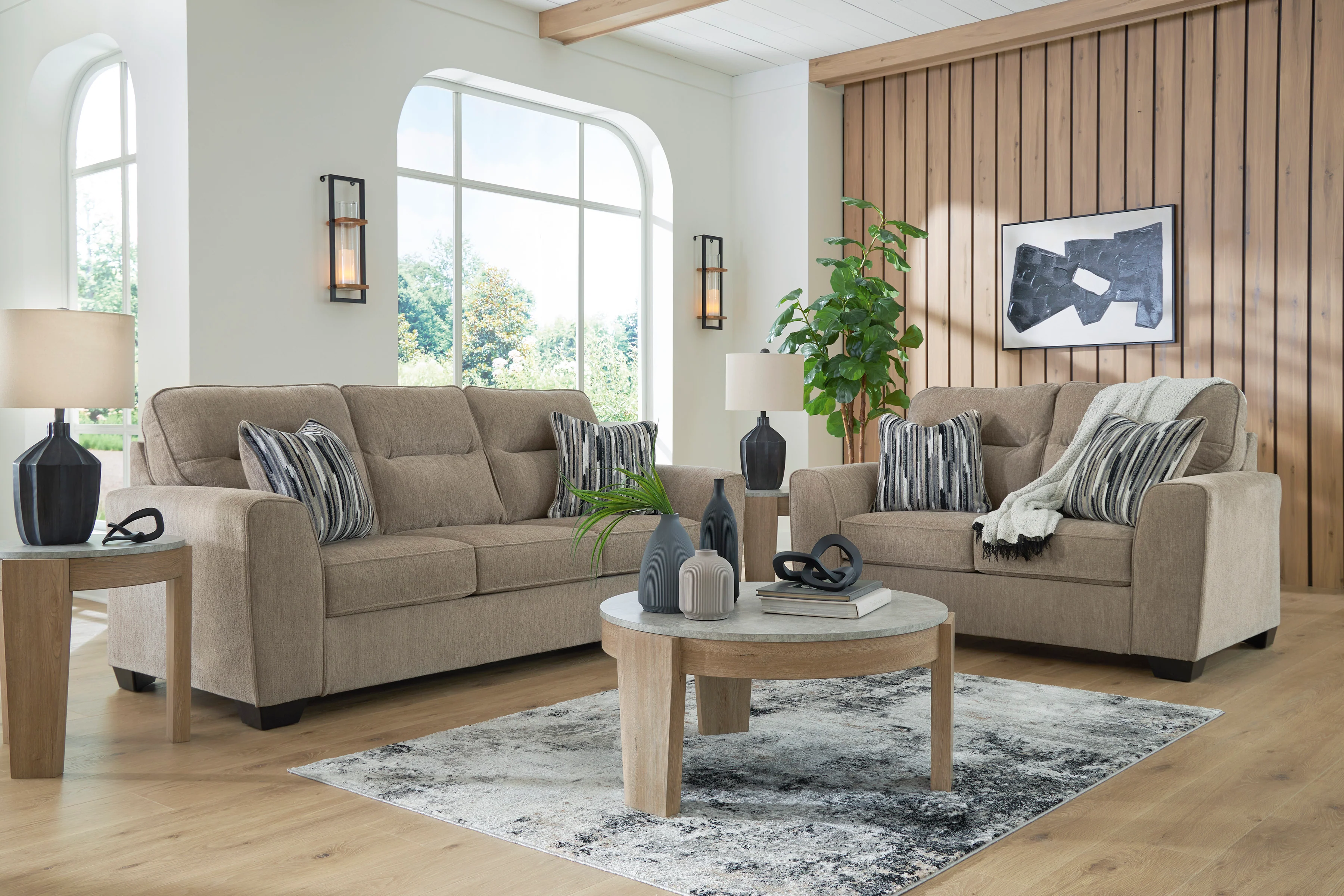 Olten-Mocha Sofa - Image 10