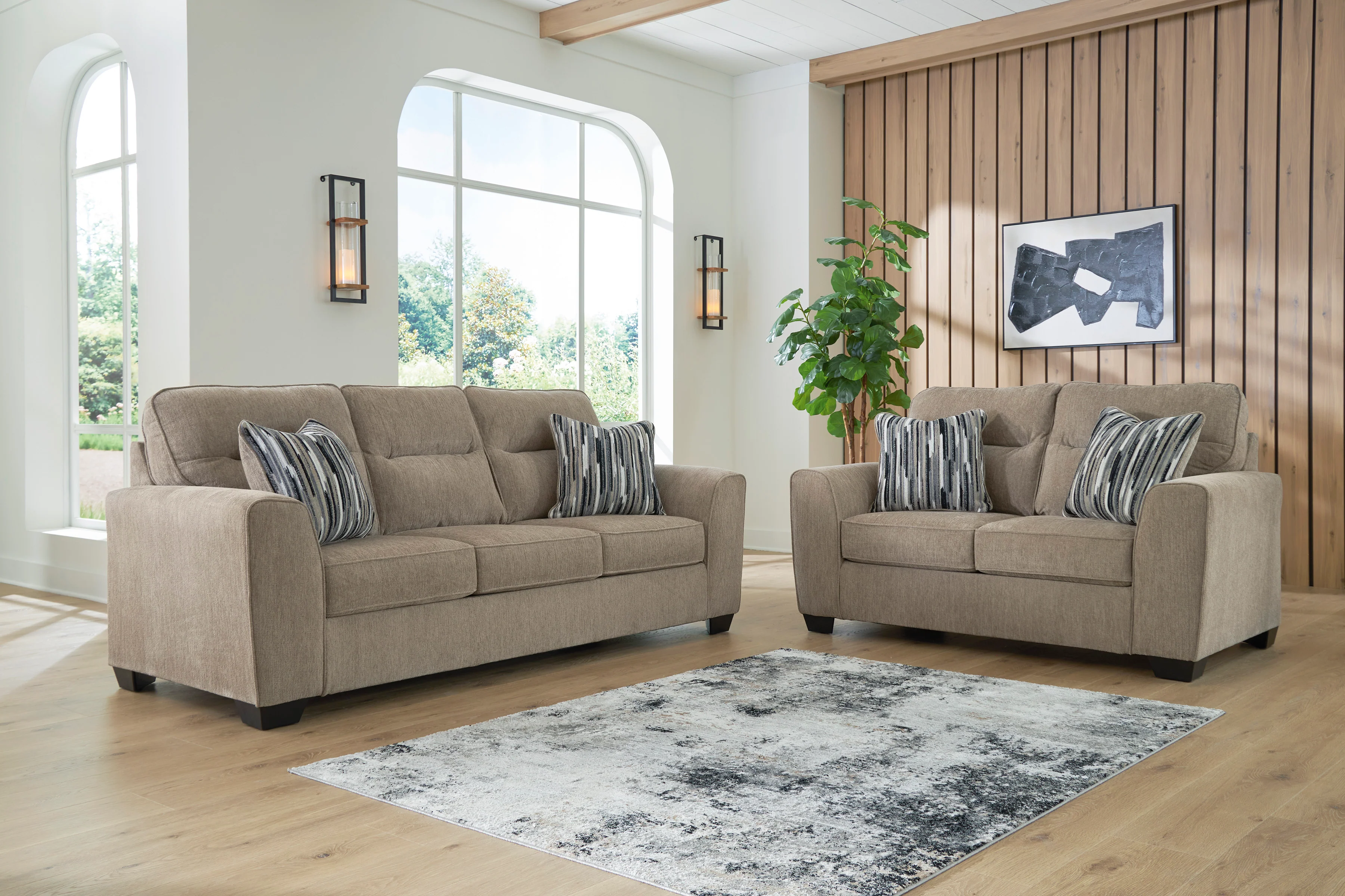 Olten-Mocha Sofa - Image 5