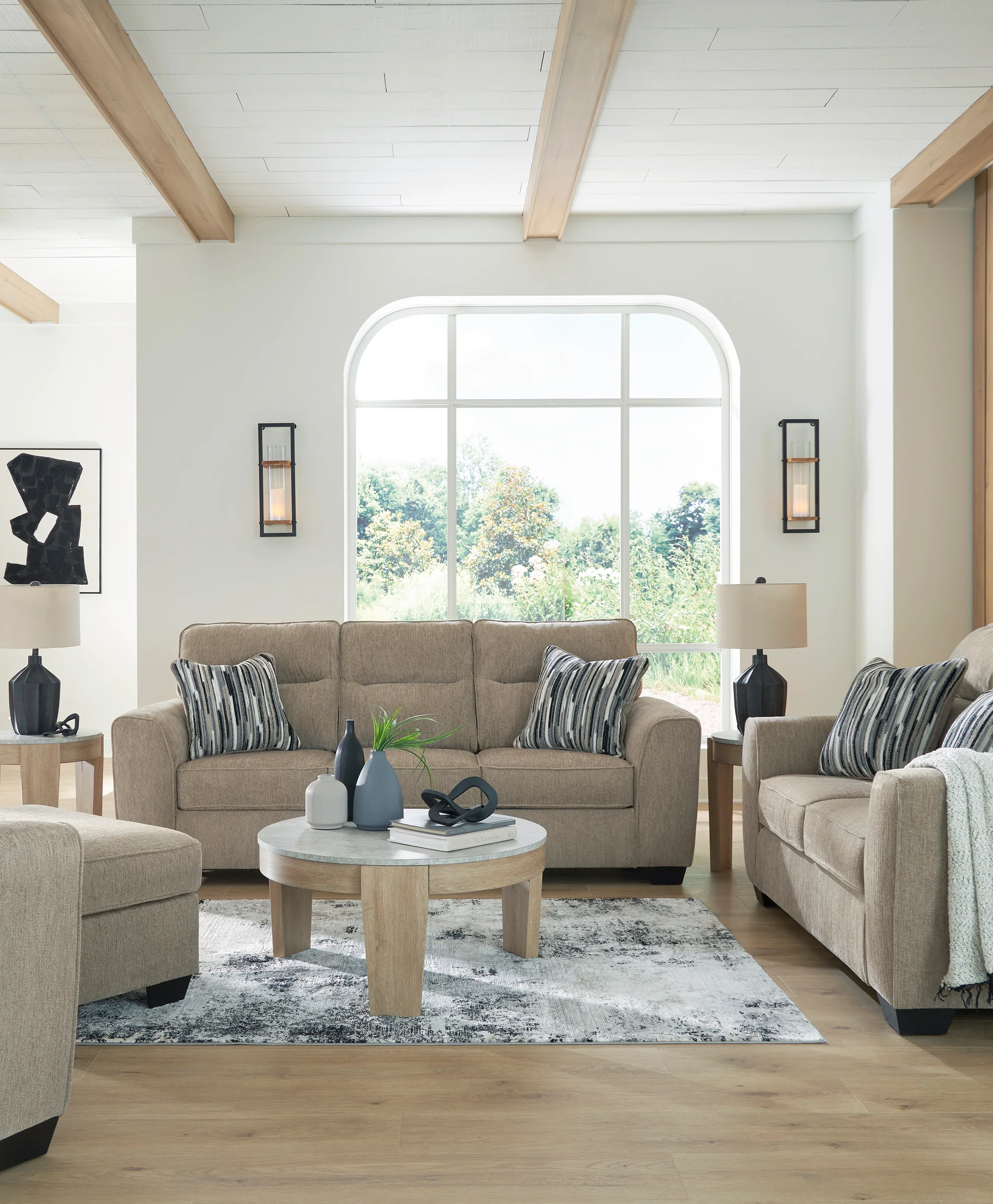 Olten-Mocha Sofa - Image 12