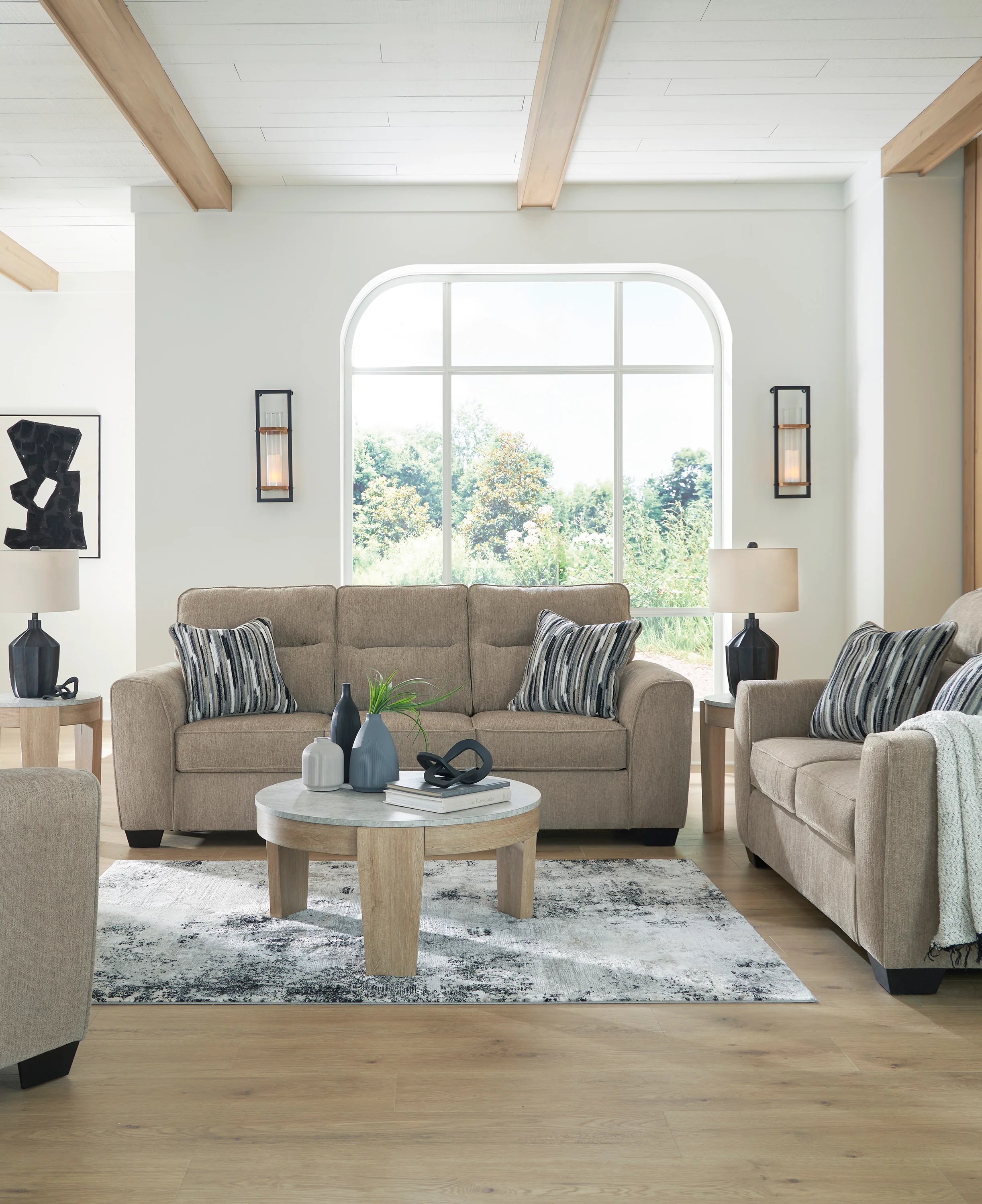 Olten-Mocha Sofa - Image 13
