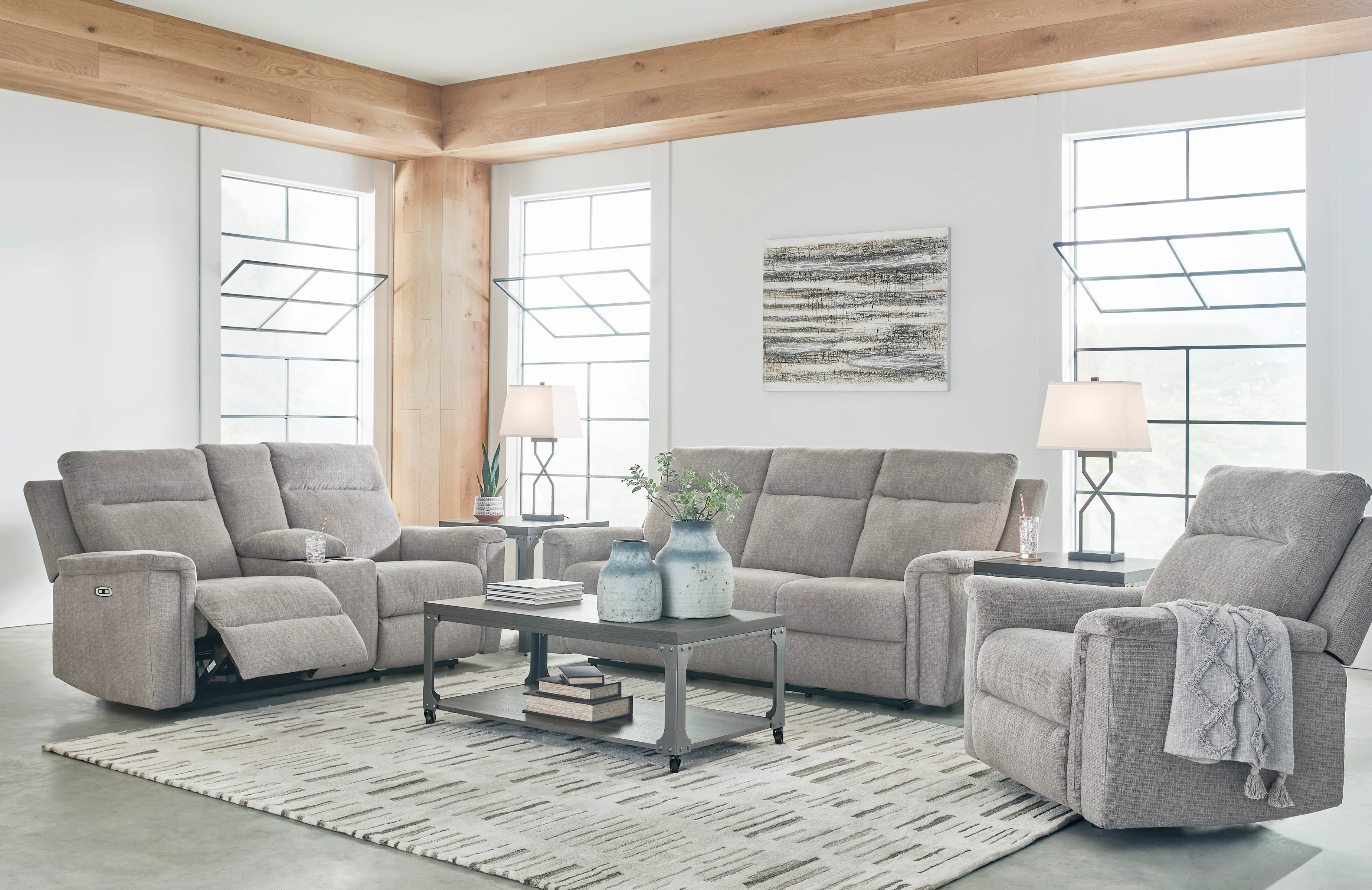 Barnsana Reclining Power Sofa - Image 7