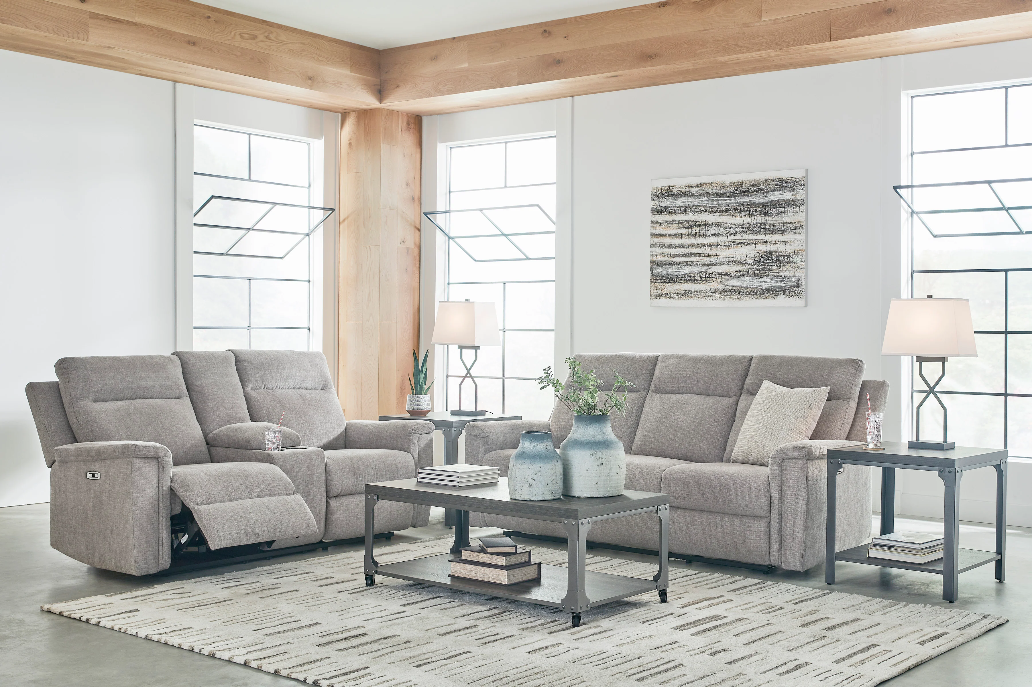 Barnsana Reclining Power Sofa - Image 11