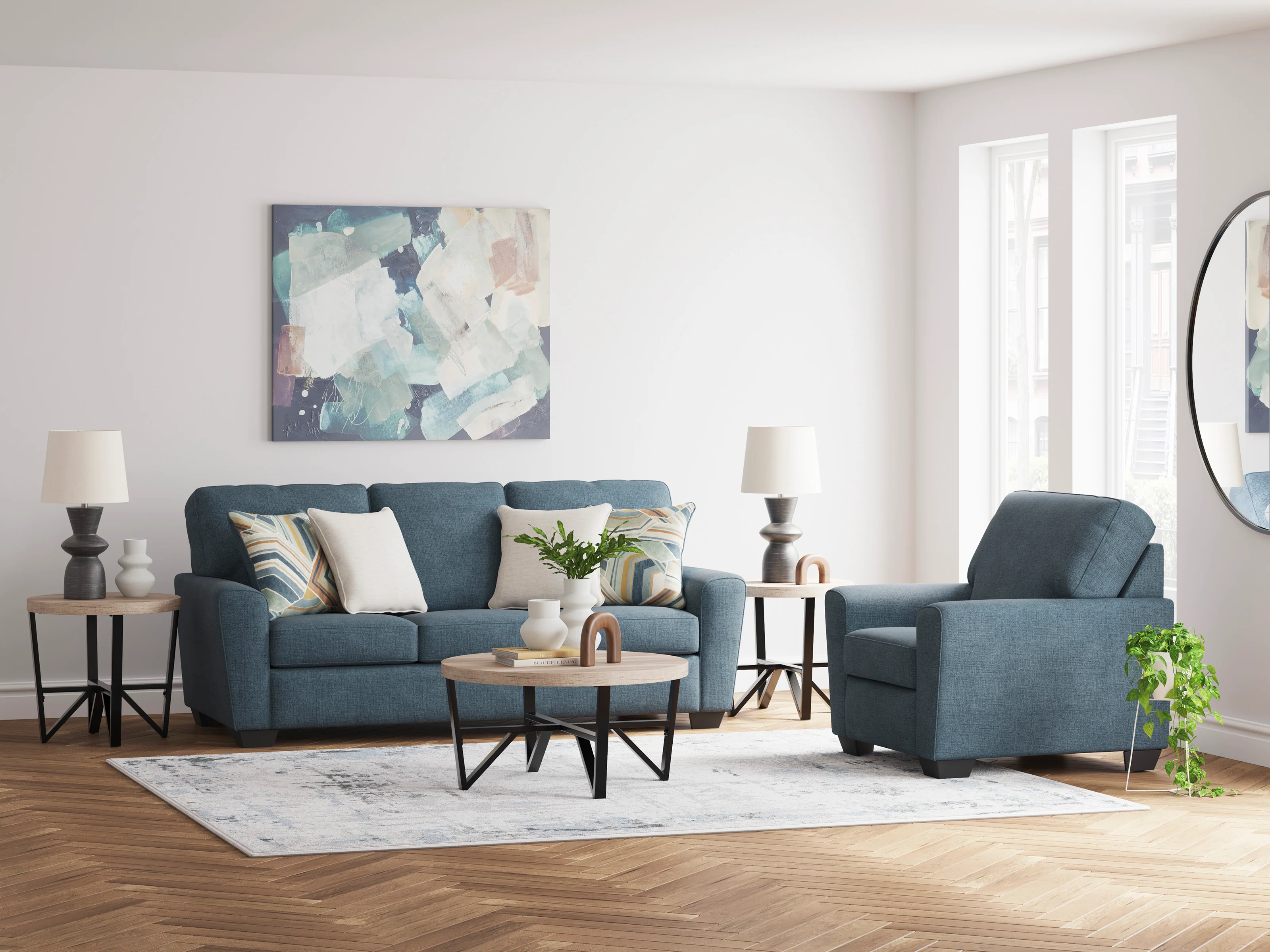 Cashton Sofa Set (3+2+1) - Image 7