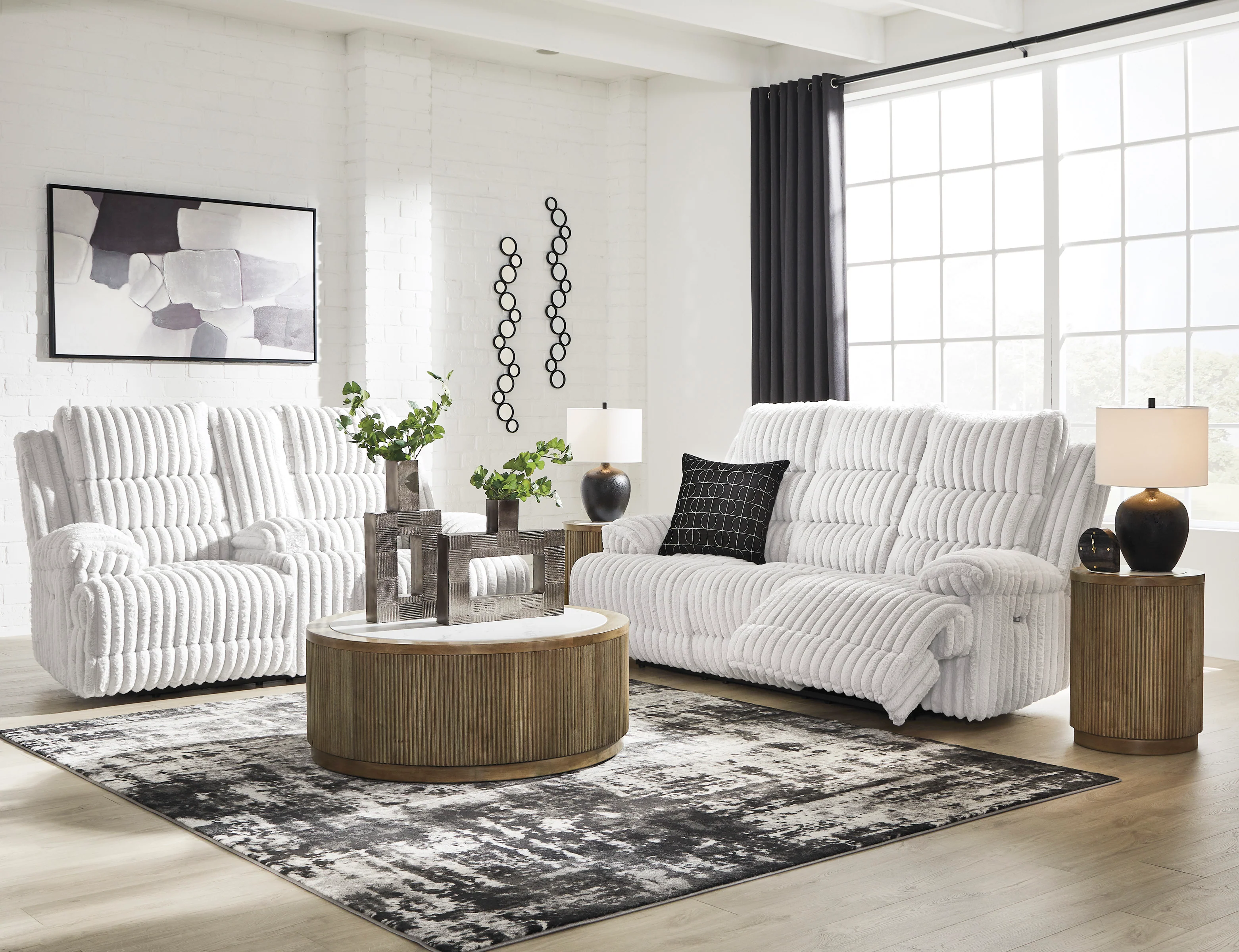 Technique Rec Pwr Sofa With Drop Down Table - Image 15