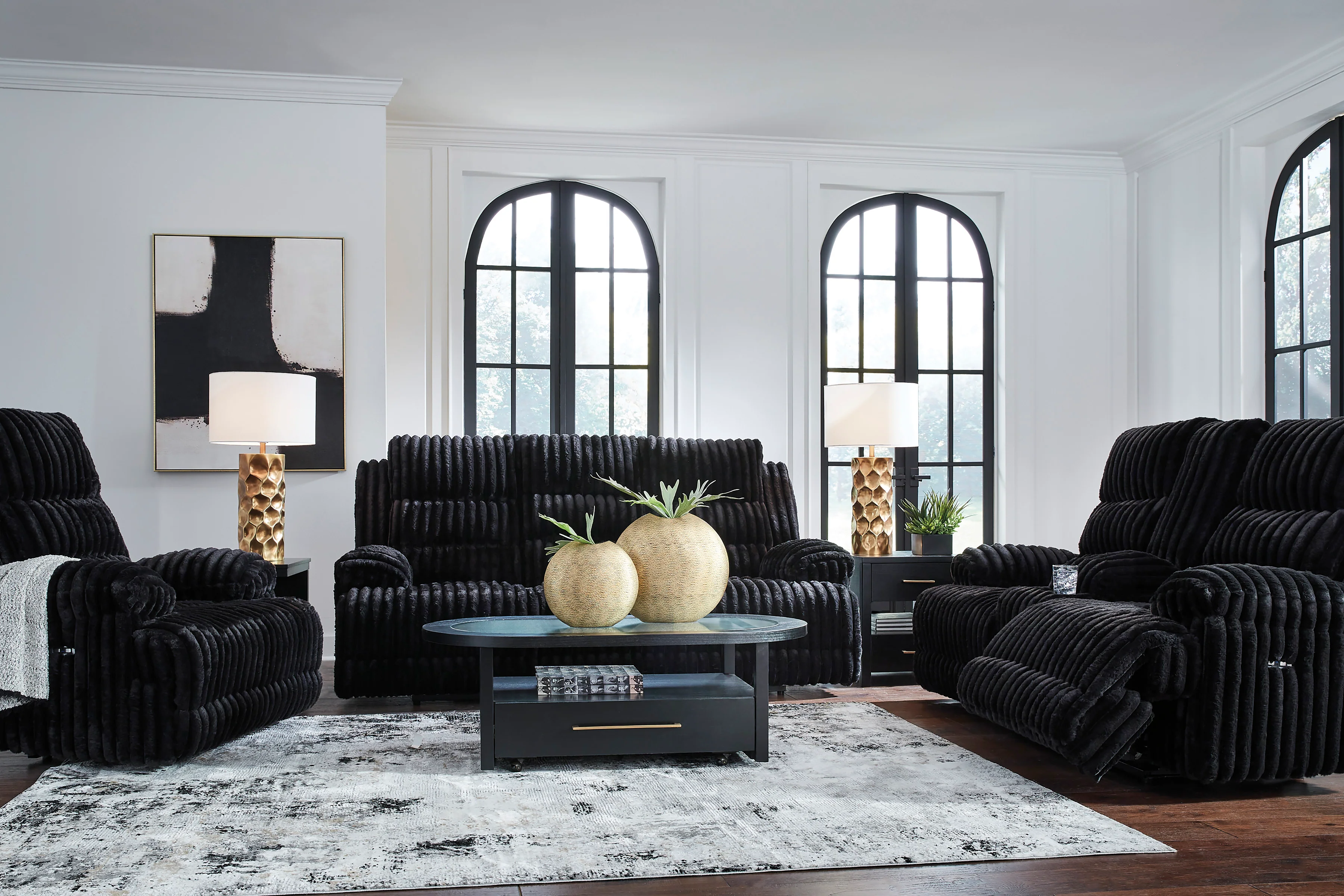 Technique Rec Pwr Sofa With Drop Down Table - Image 14