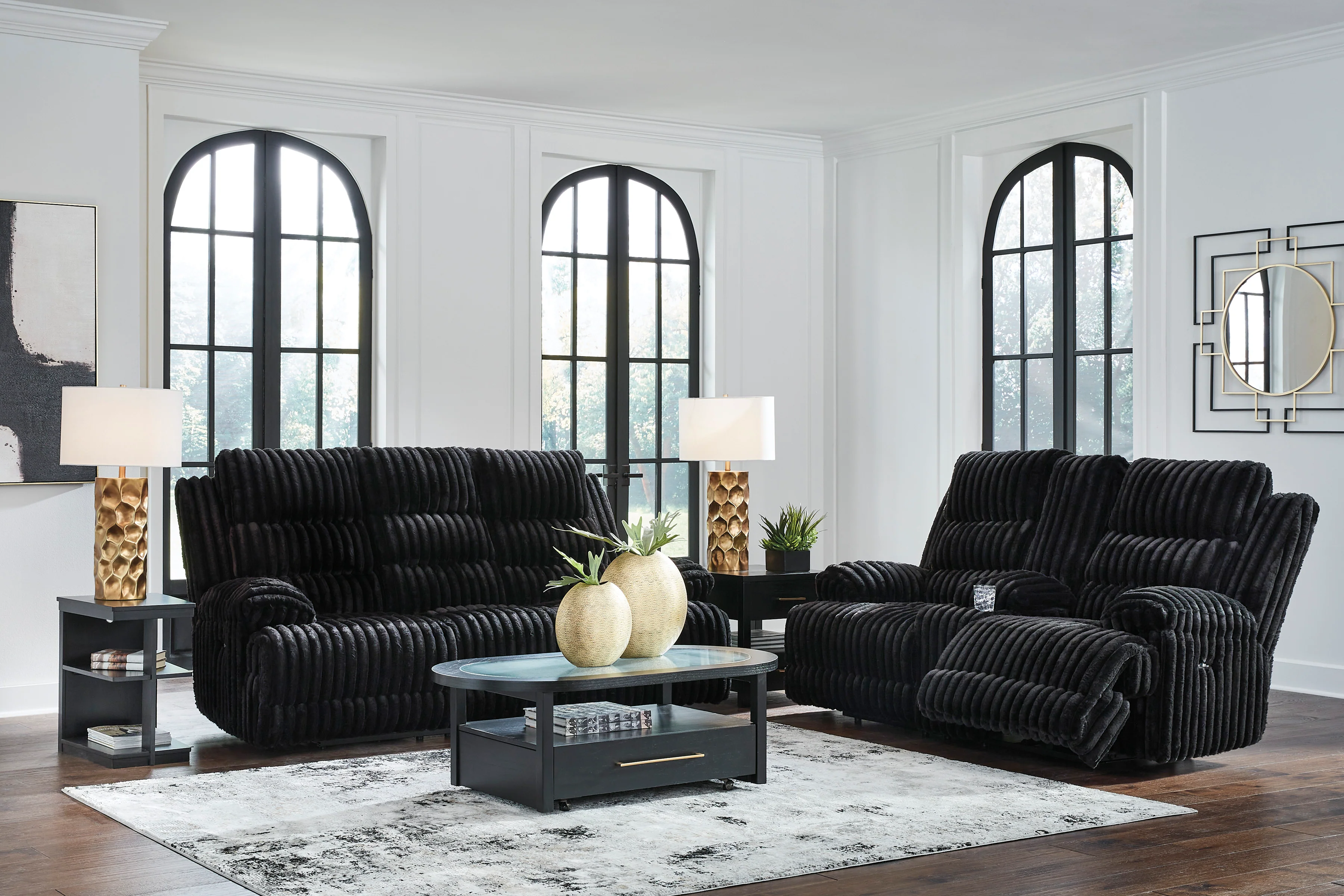 Technique Rec Pwr Sofa With Drop Down Table - Image 8