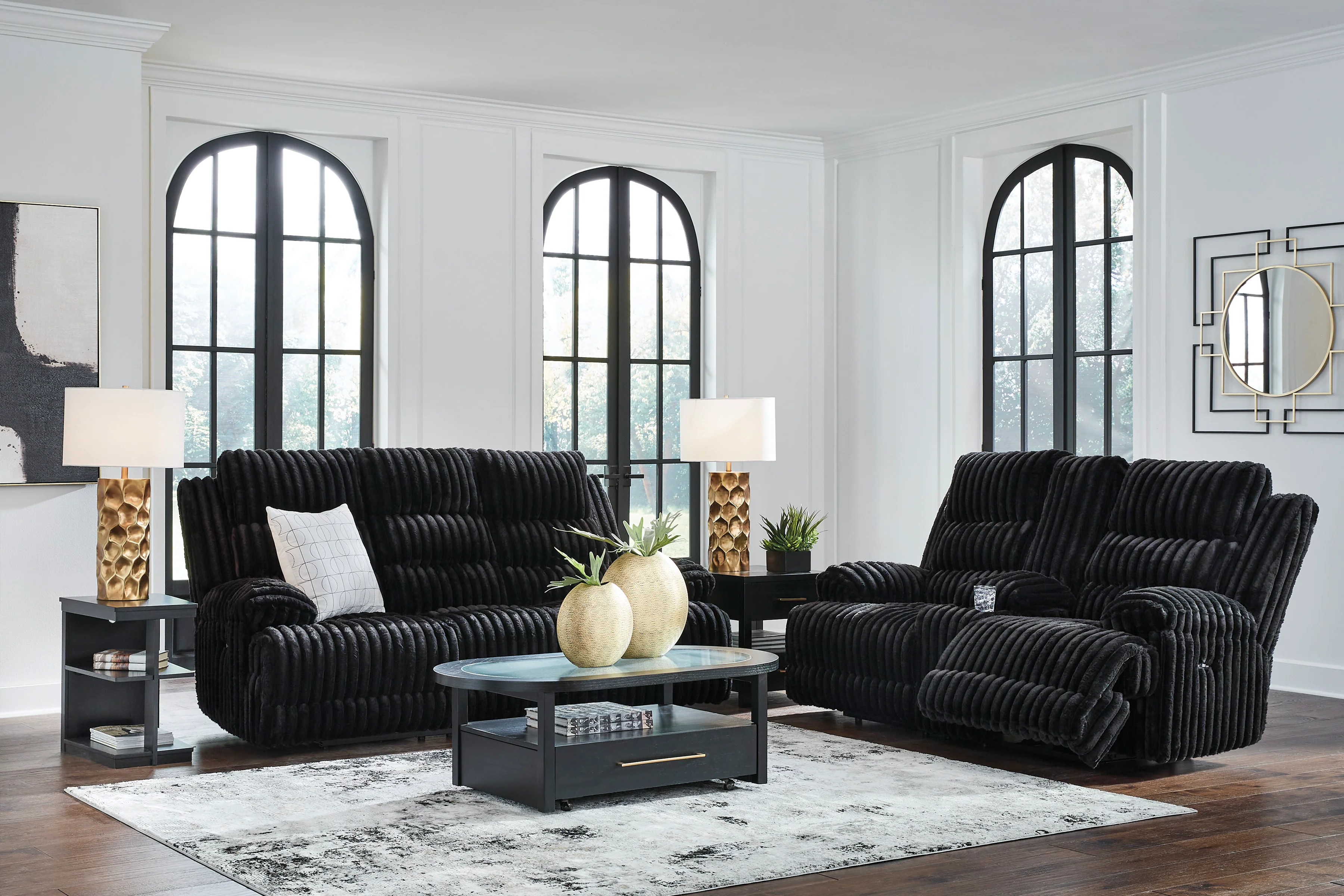 Technique Rec Pwr Sofa With Drop Down Table - Image 10