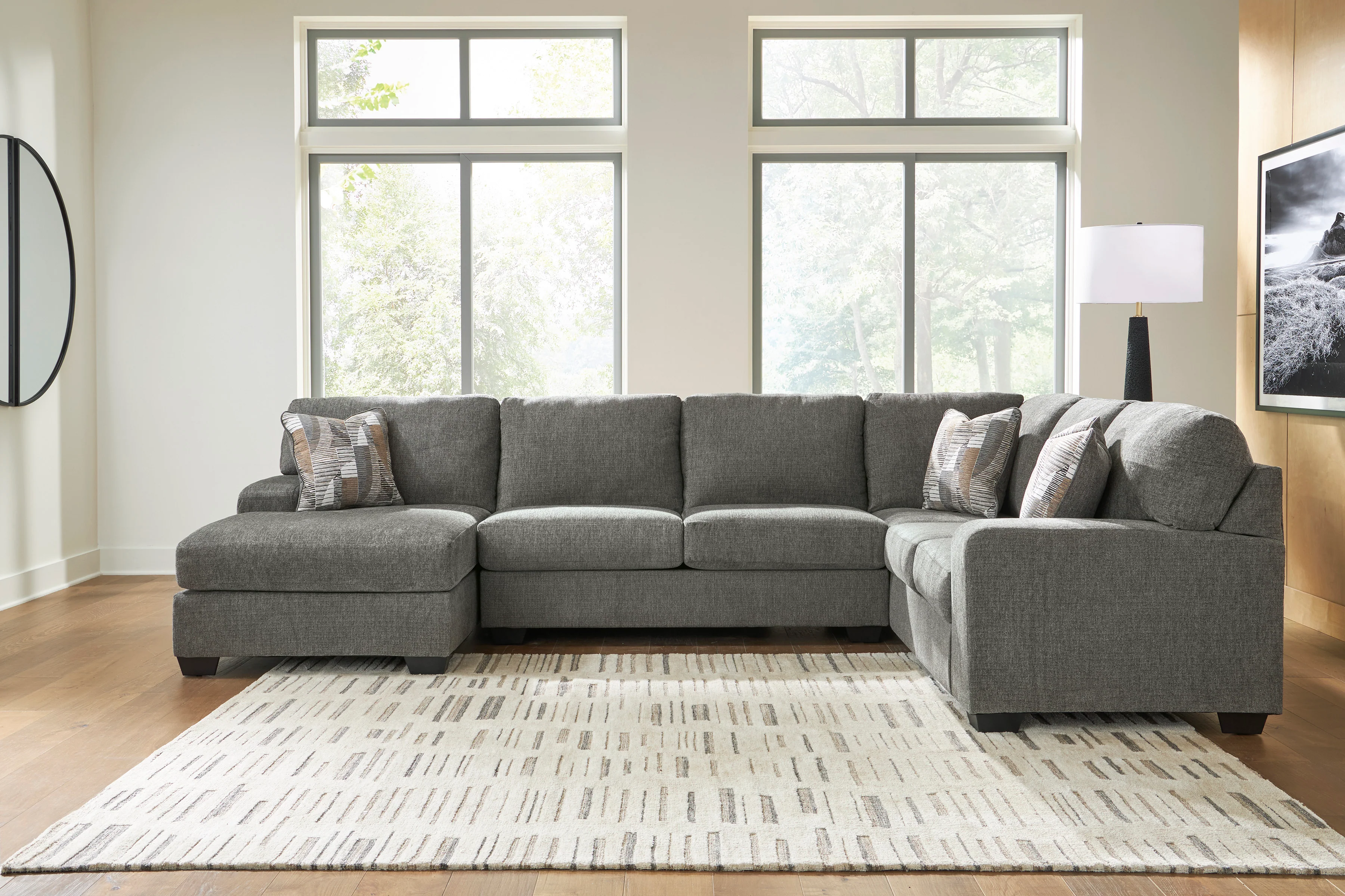 Newellen 3 piece Sectional Sofa Set - Image 3