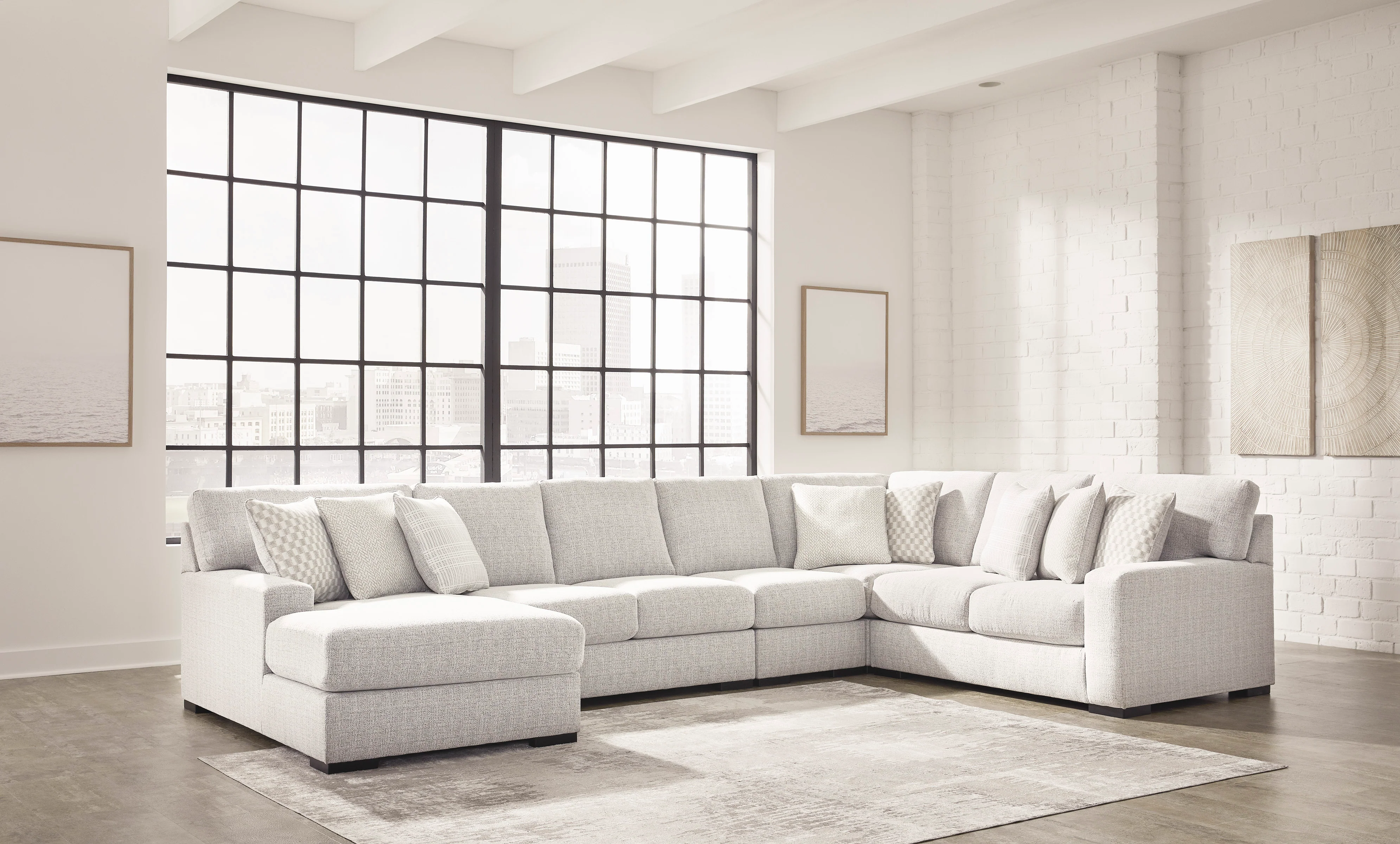 Larce 5 piece sectional Sofa Set - Image 5