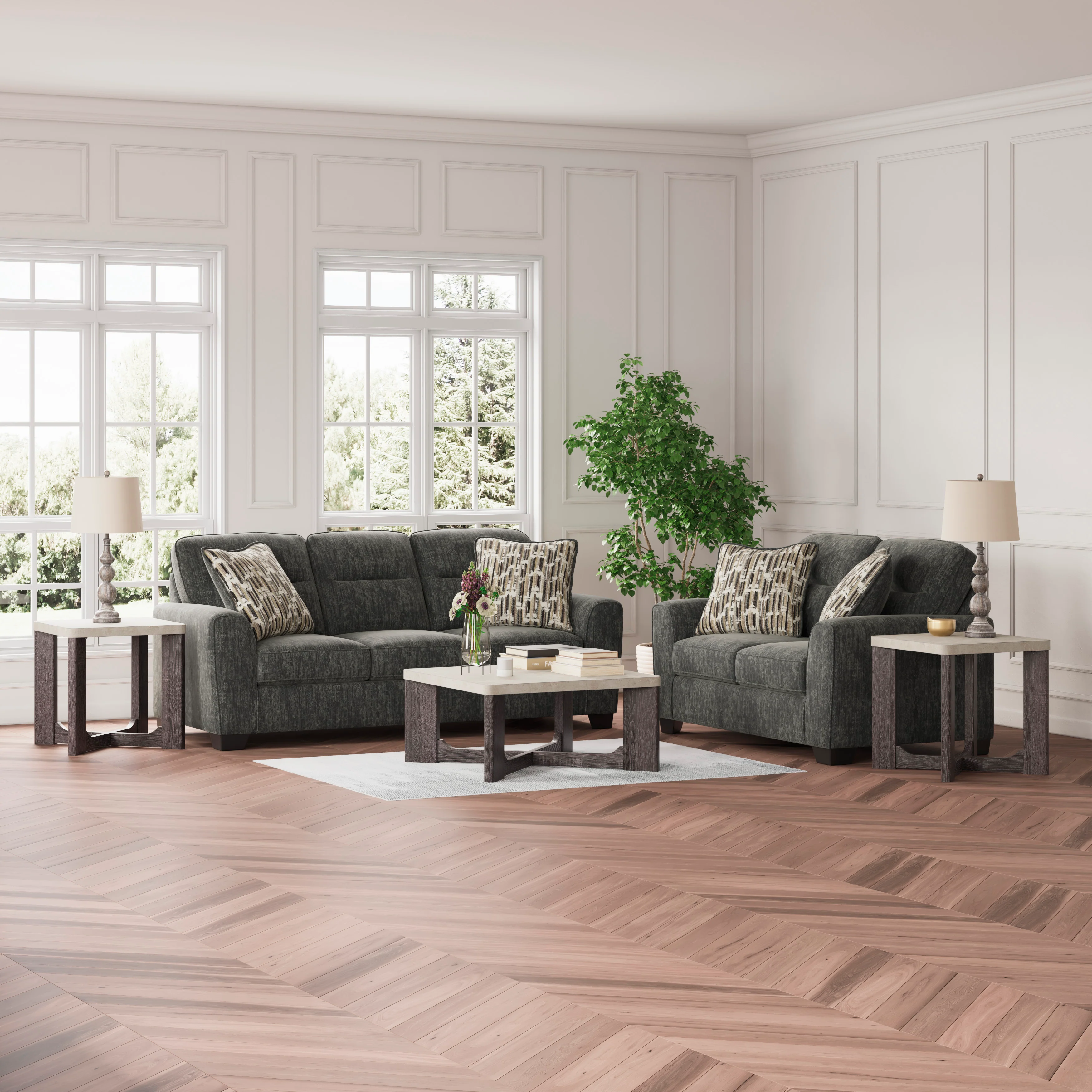Lonoke Sofa Set (3+2+1) - Image 7