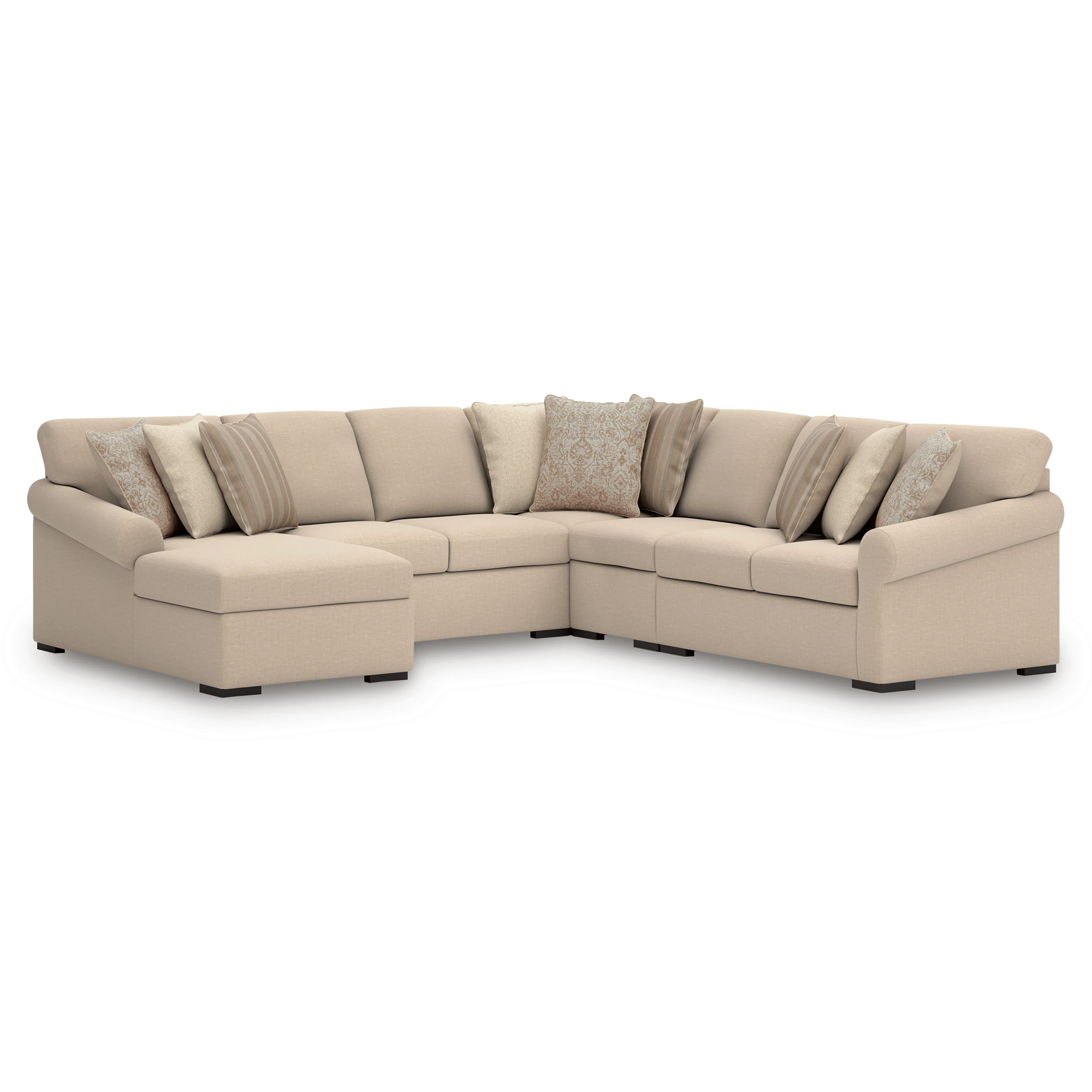 LadyMae 5 piece Sectional Sofa Set - Image 4