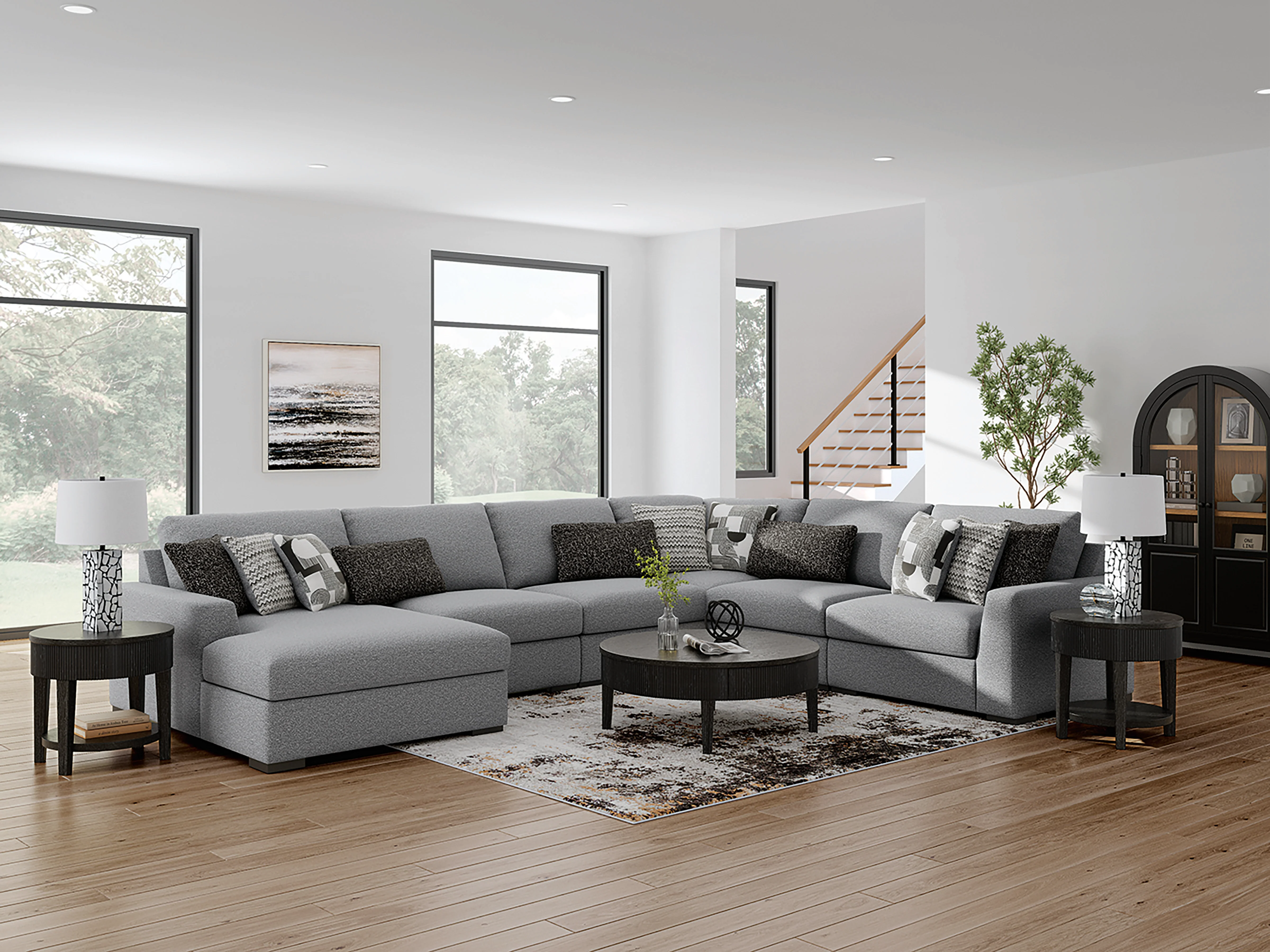 Bealton 6 piece Sectional Sofa Set