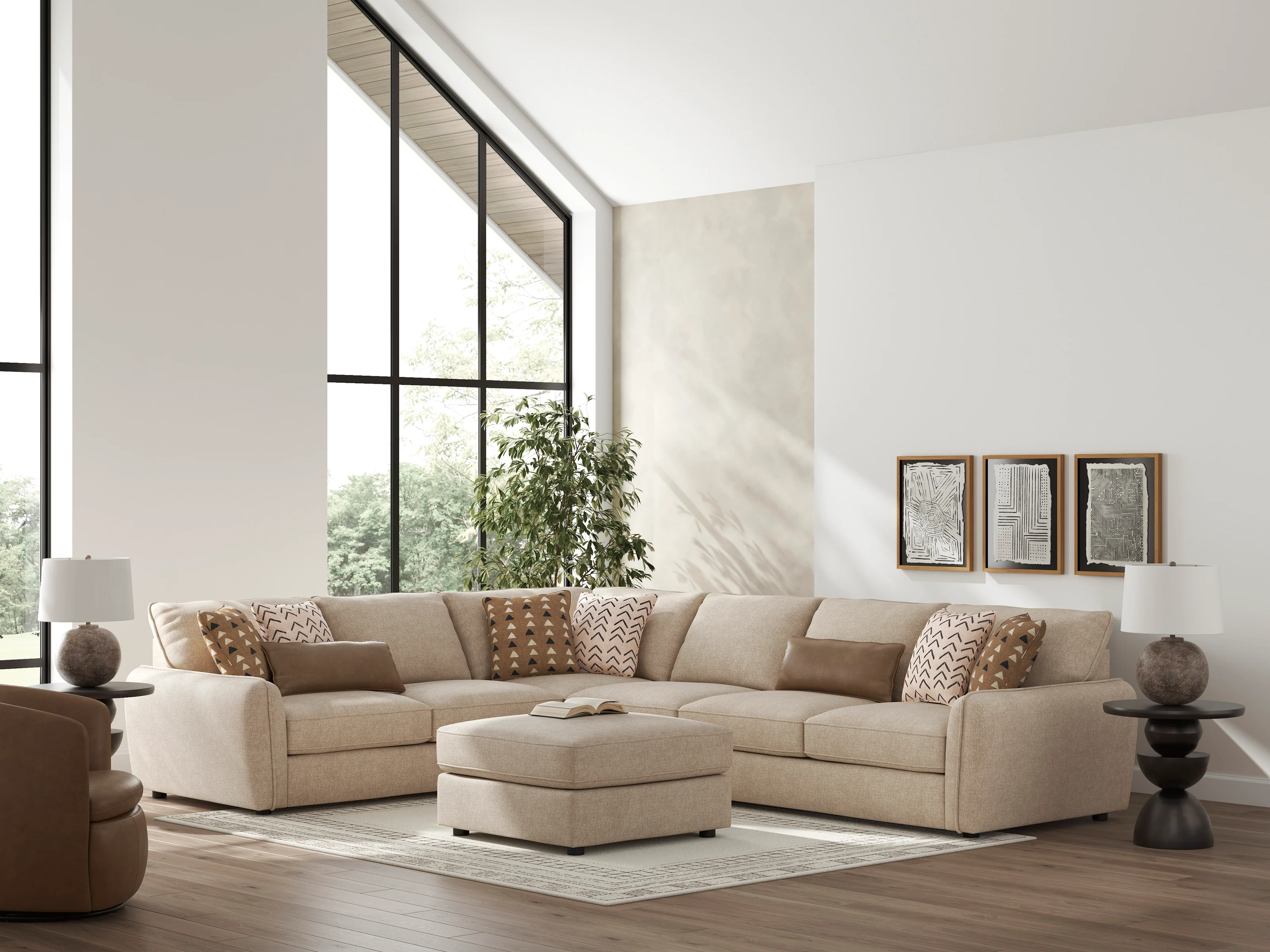 Seyler 4-piece Sectional Sofa Set - Image 3