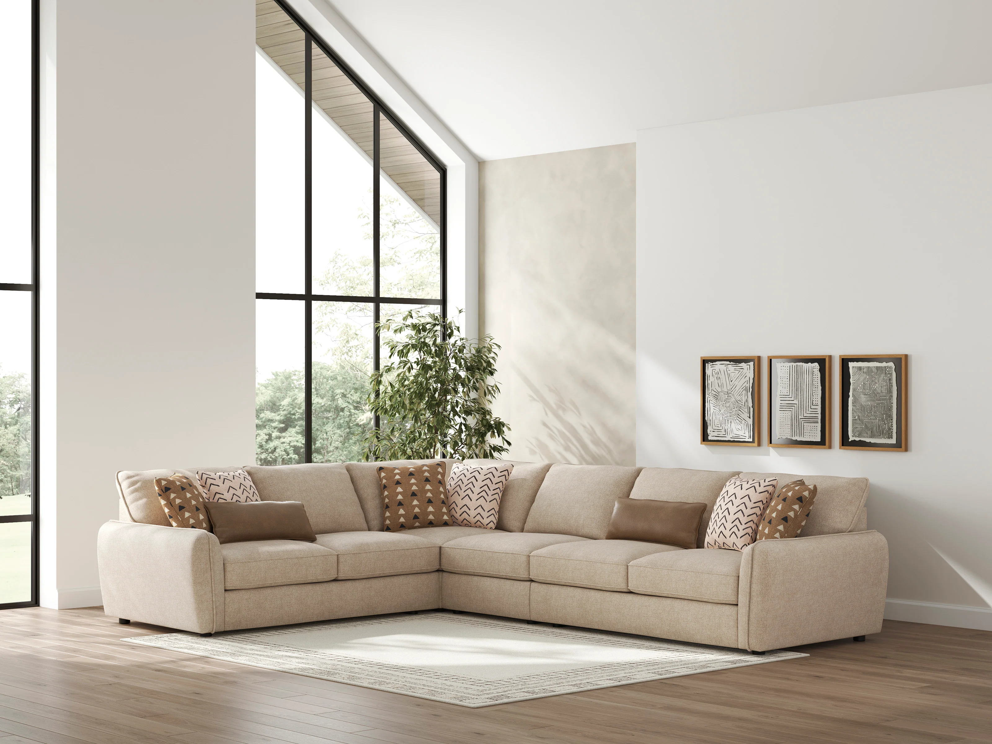 Seyler 4-piece Sectional Sofa Set - Image 6