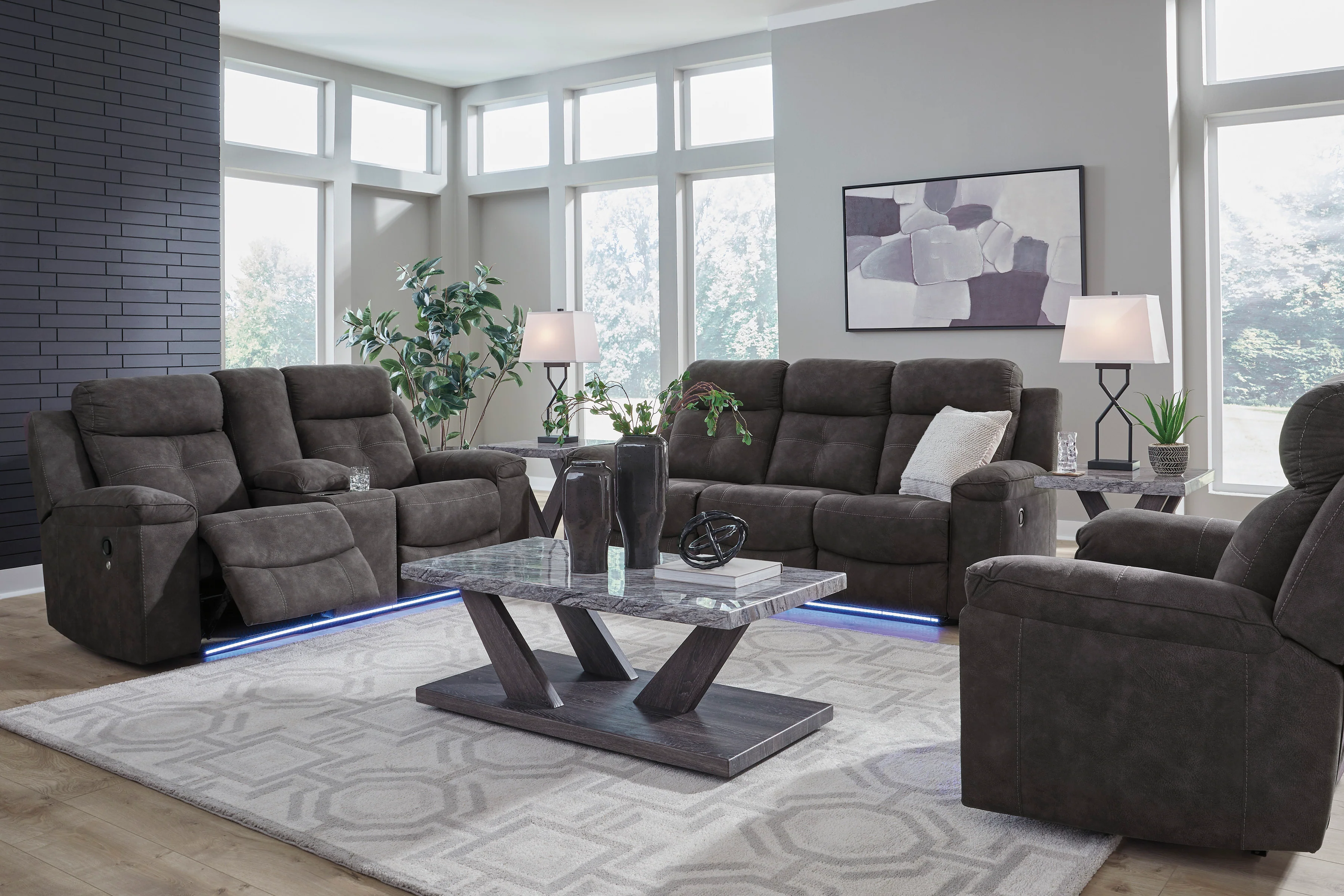 Brysonview Loveseat With Console - Image 17