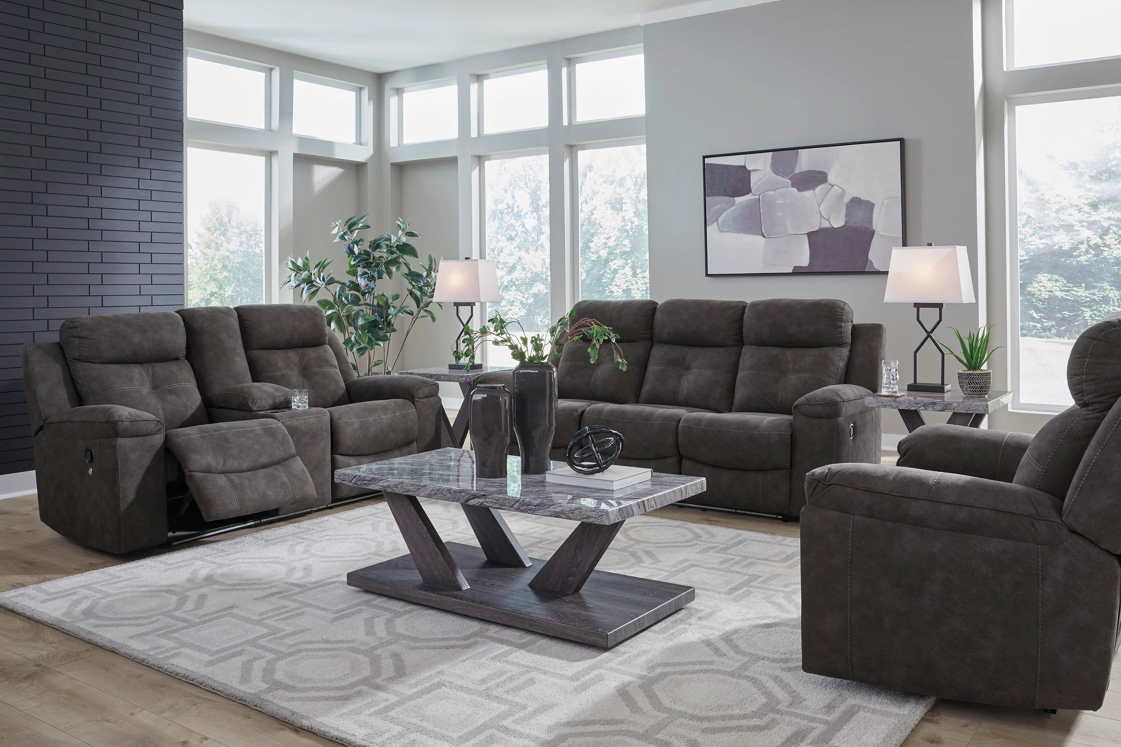 Brysonview Loveseat With Console - Image 18