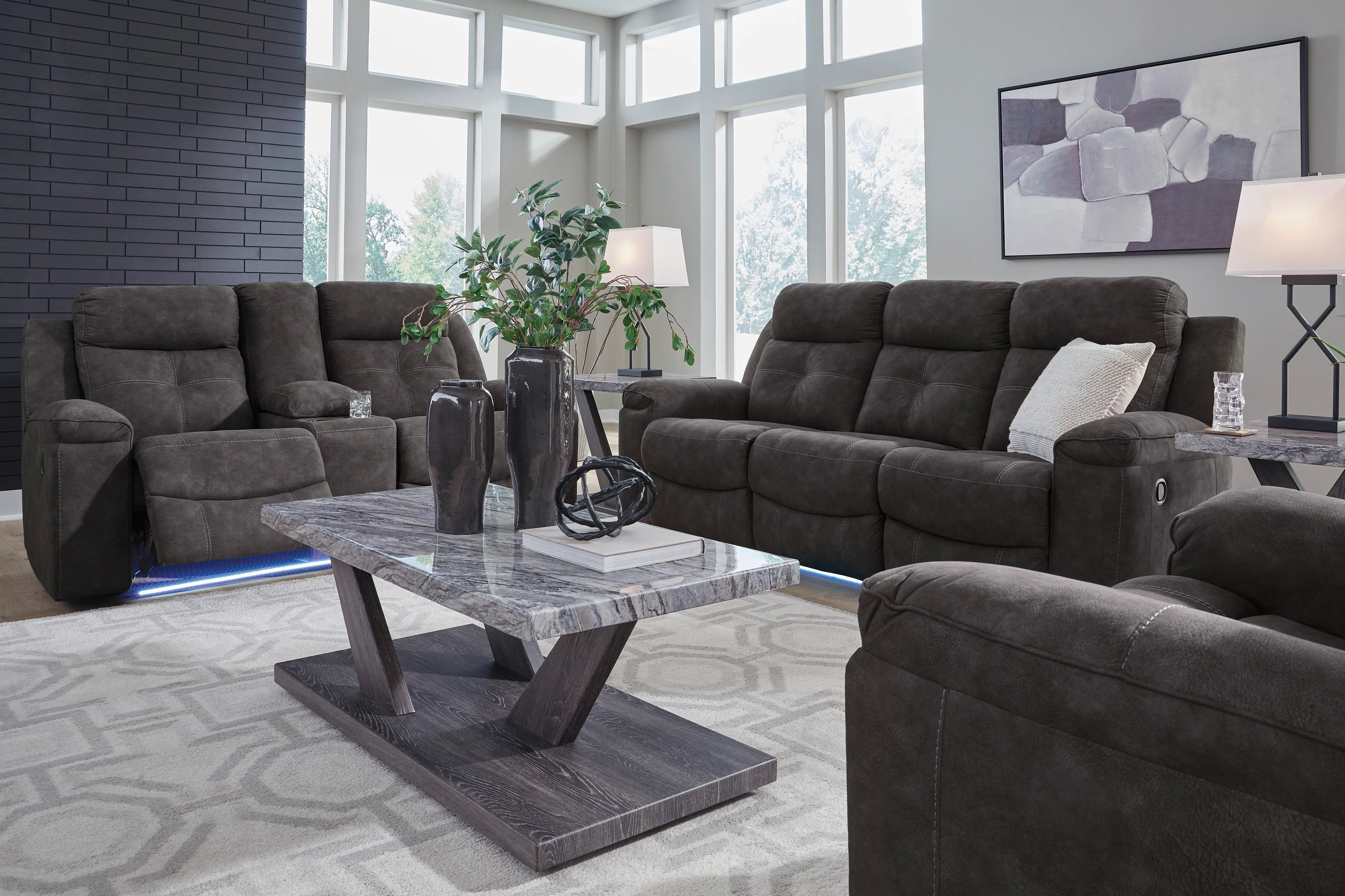 Brysonview Loveseat With Console - Image 19