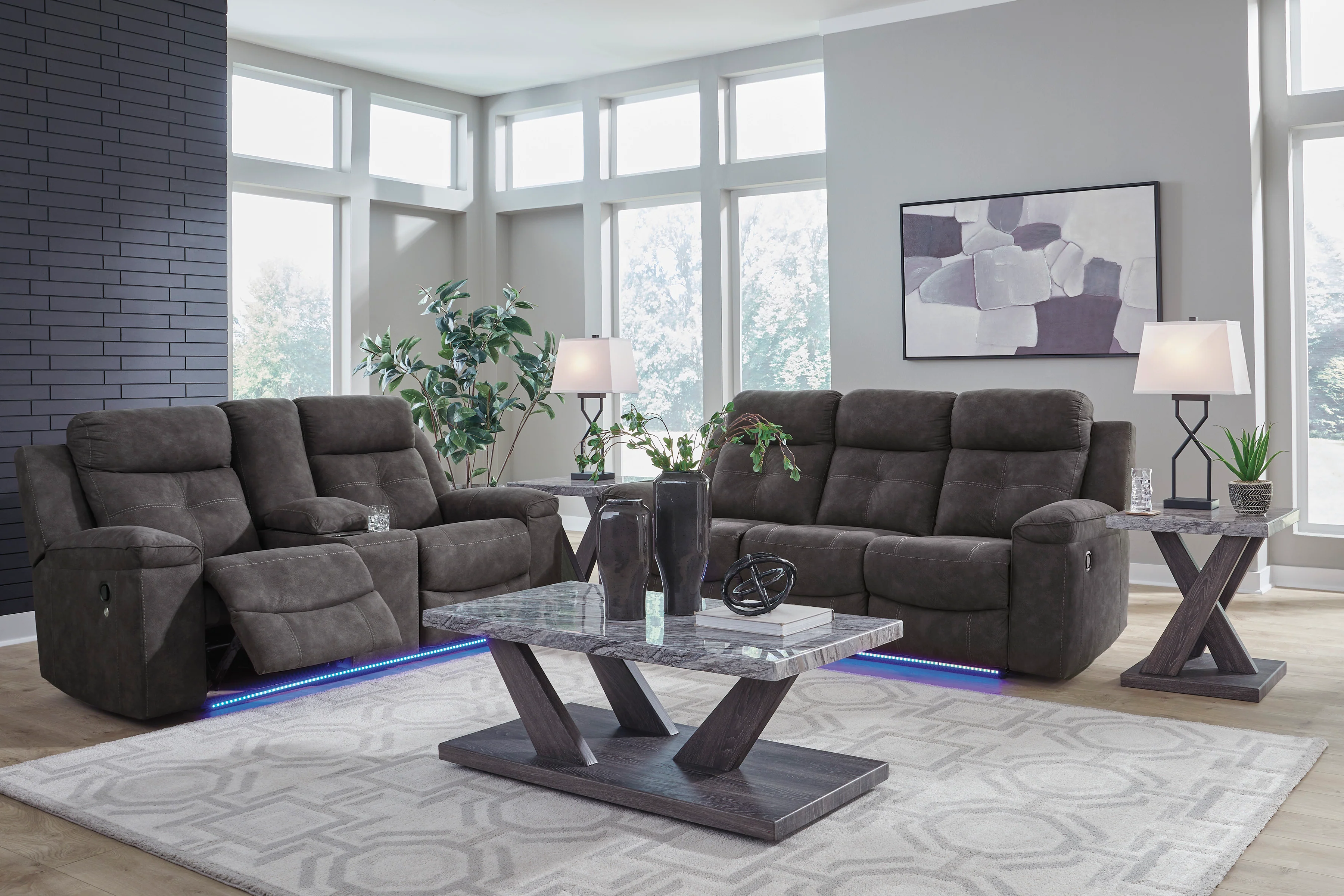 Brysonview Loveseat With Console - Image 12
