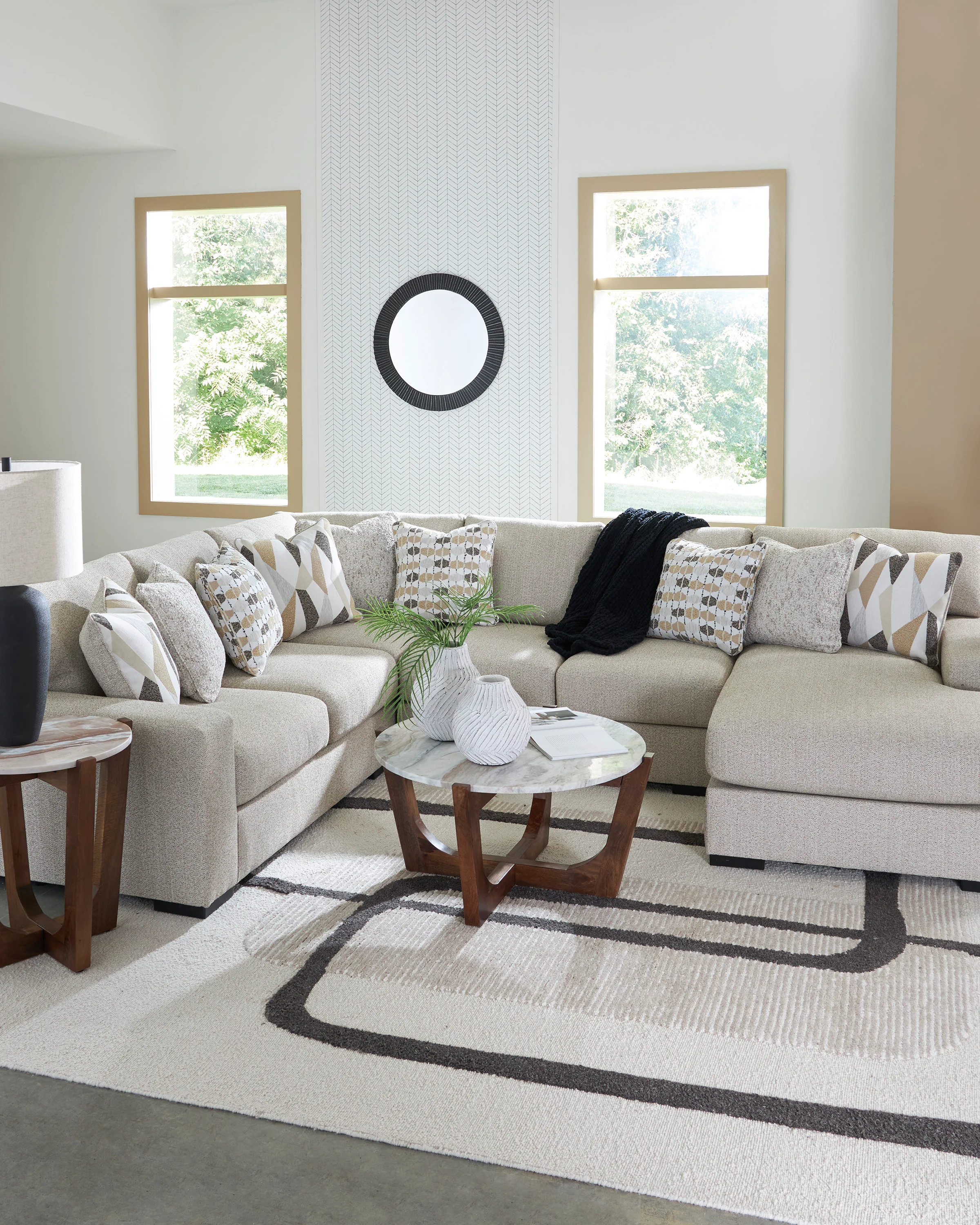 Laurelgrove 5 piece Sectional Sofa Set - Image 9