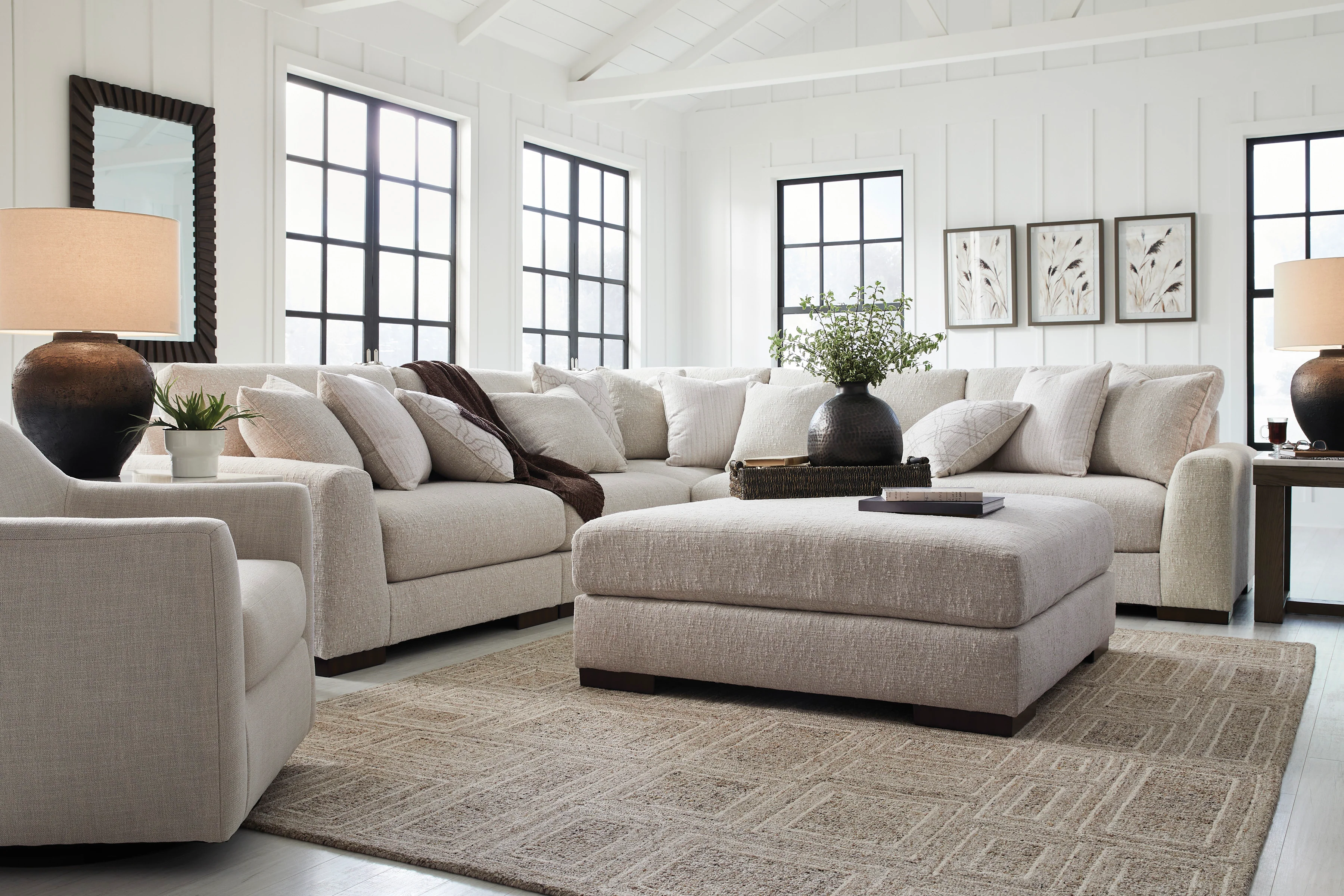 Cavella 5-piece Sectional Sofa Set - Image 3