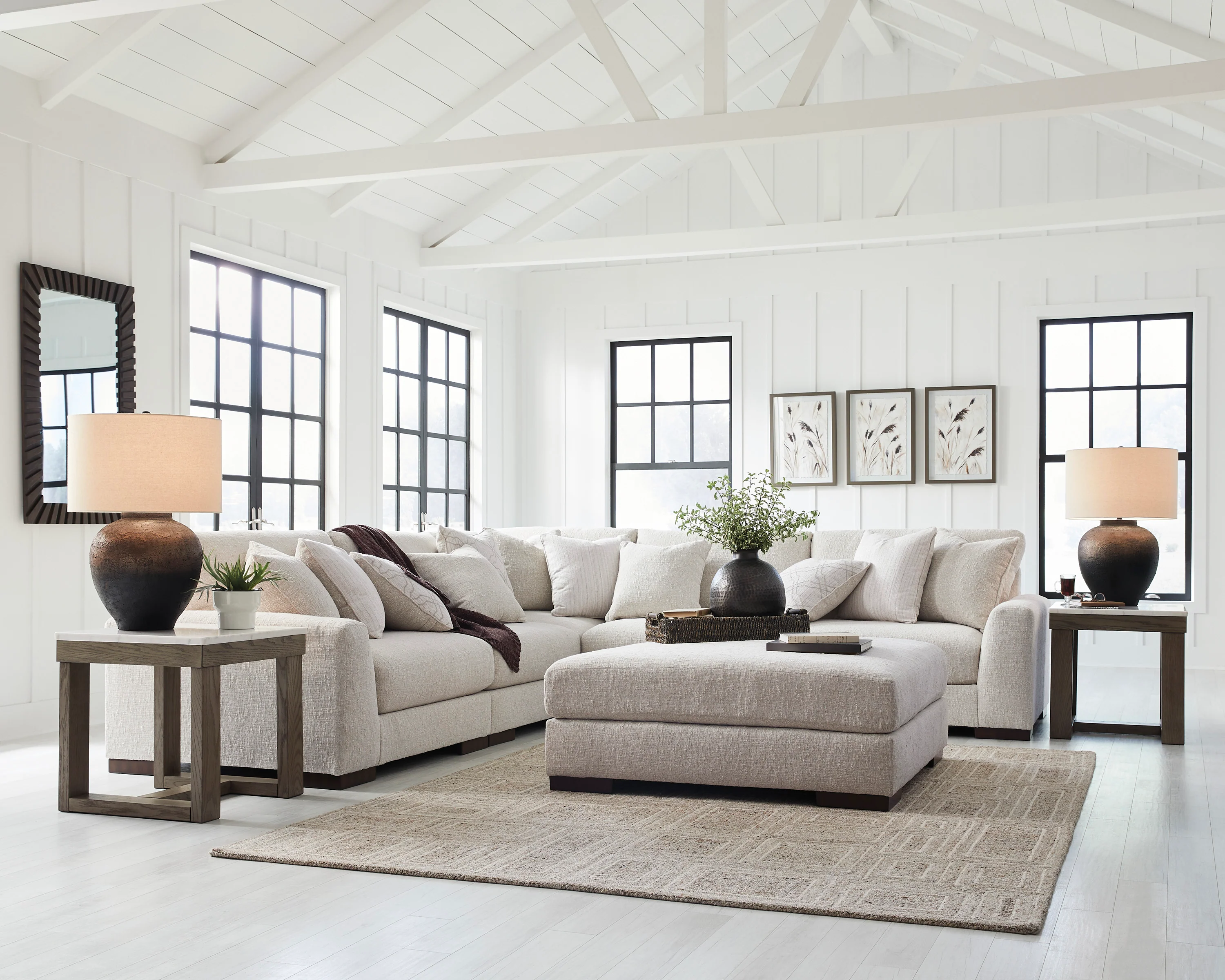 Cavella 5-piece Sectional Sofa Set - Image 4