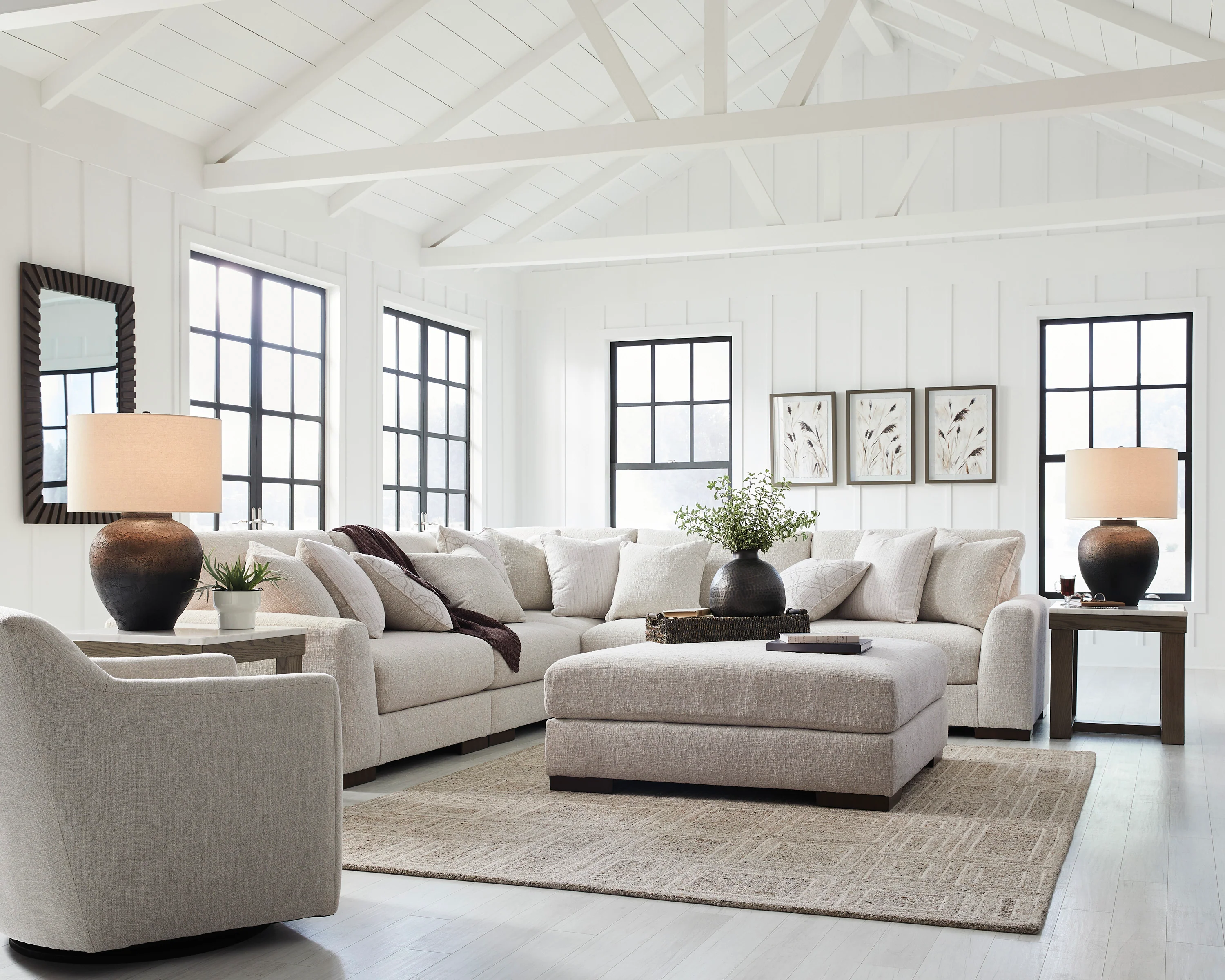 Cavella 5-piece Sectional Sofa Set - Image 5