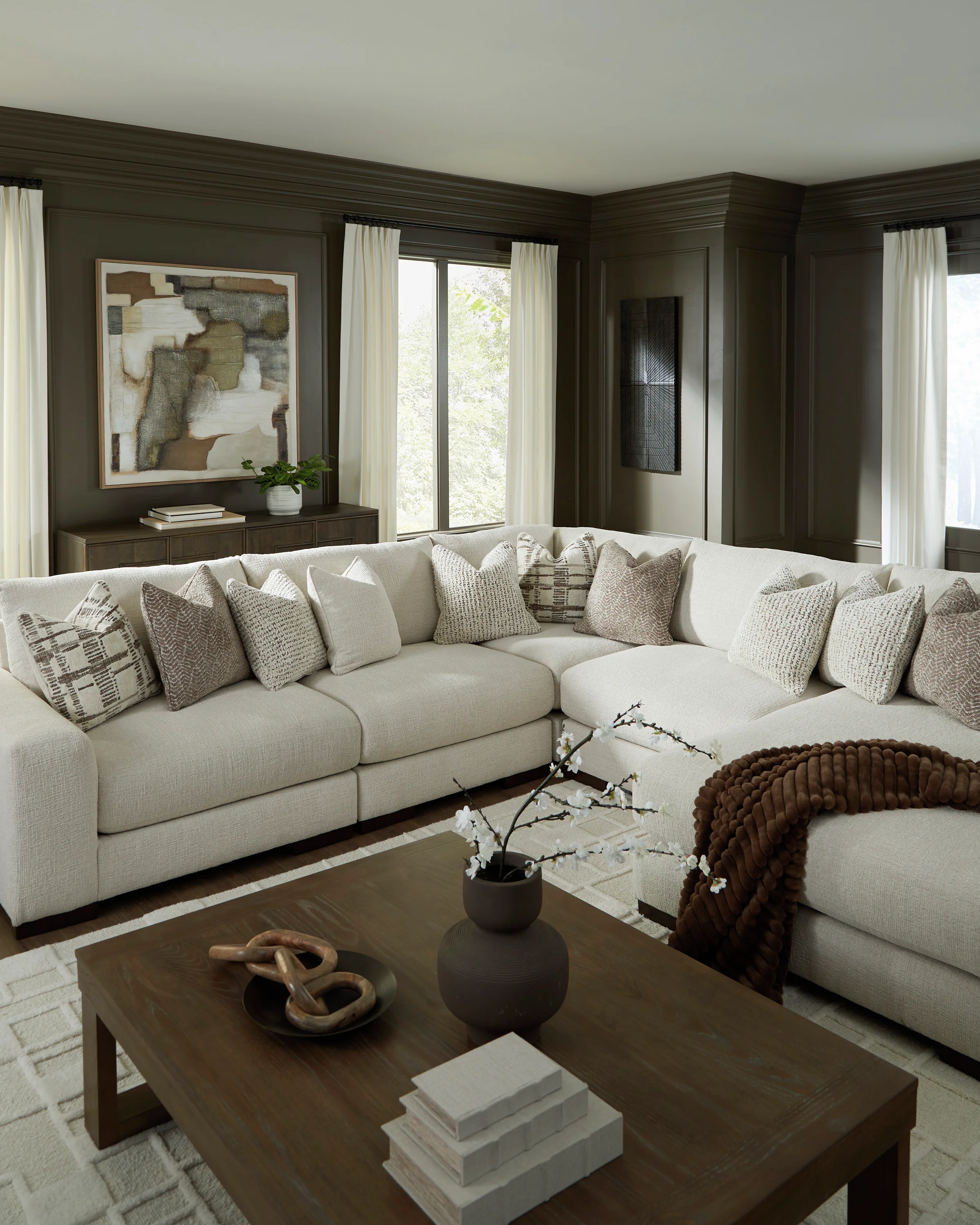 Barrelton 5 piece sectional Sofa Set - Image 16