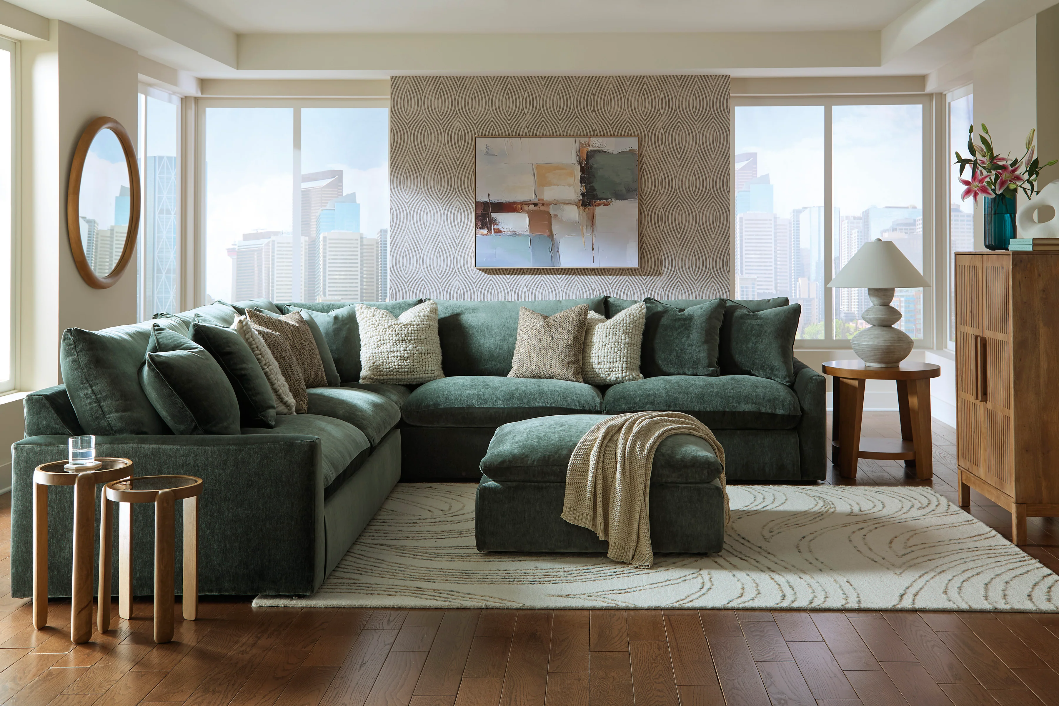 Carriage 3-piece Sectional Sofa Set - Image 10