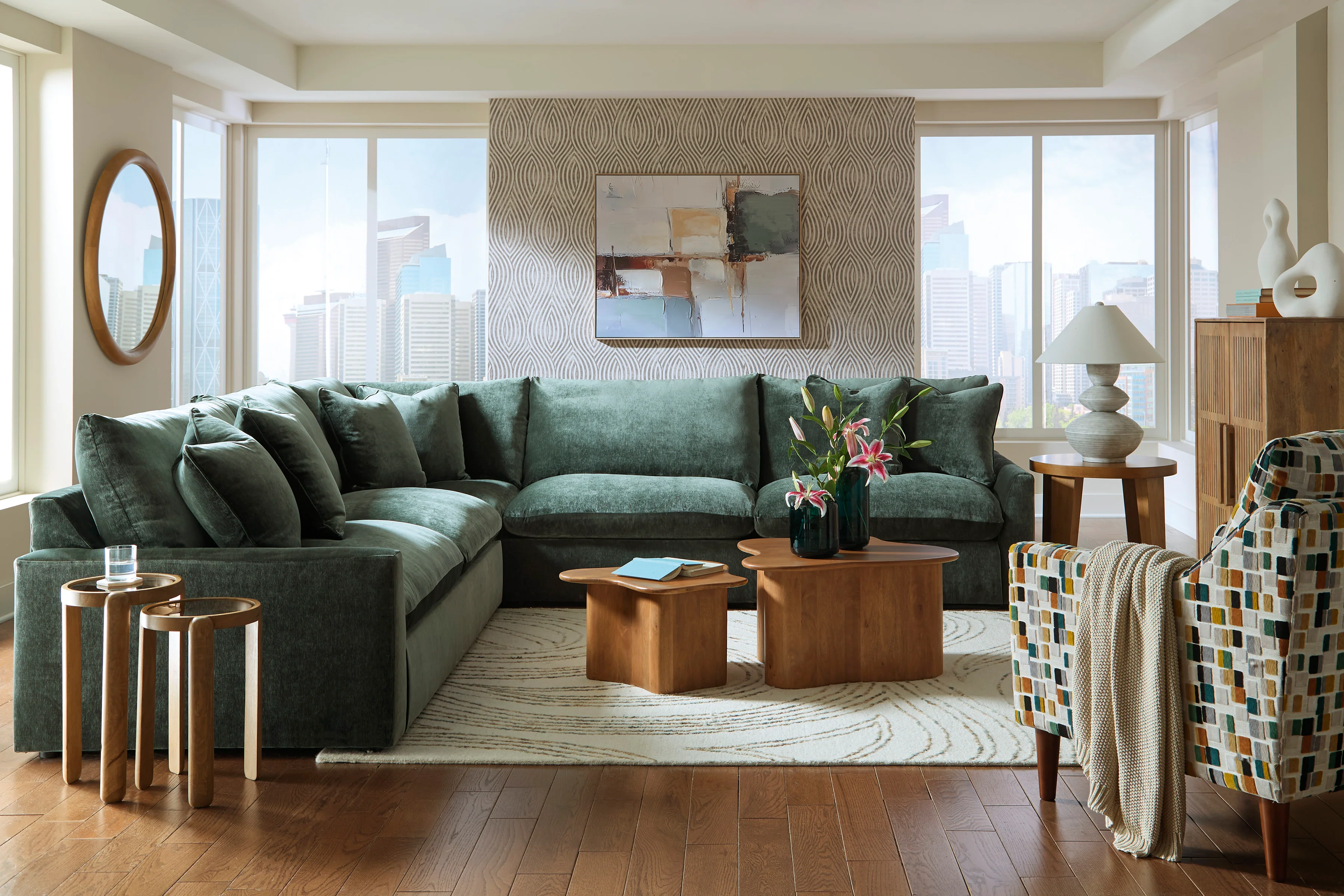 Carriage 3-piece Sectional Sofa Set - Image 11