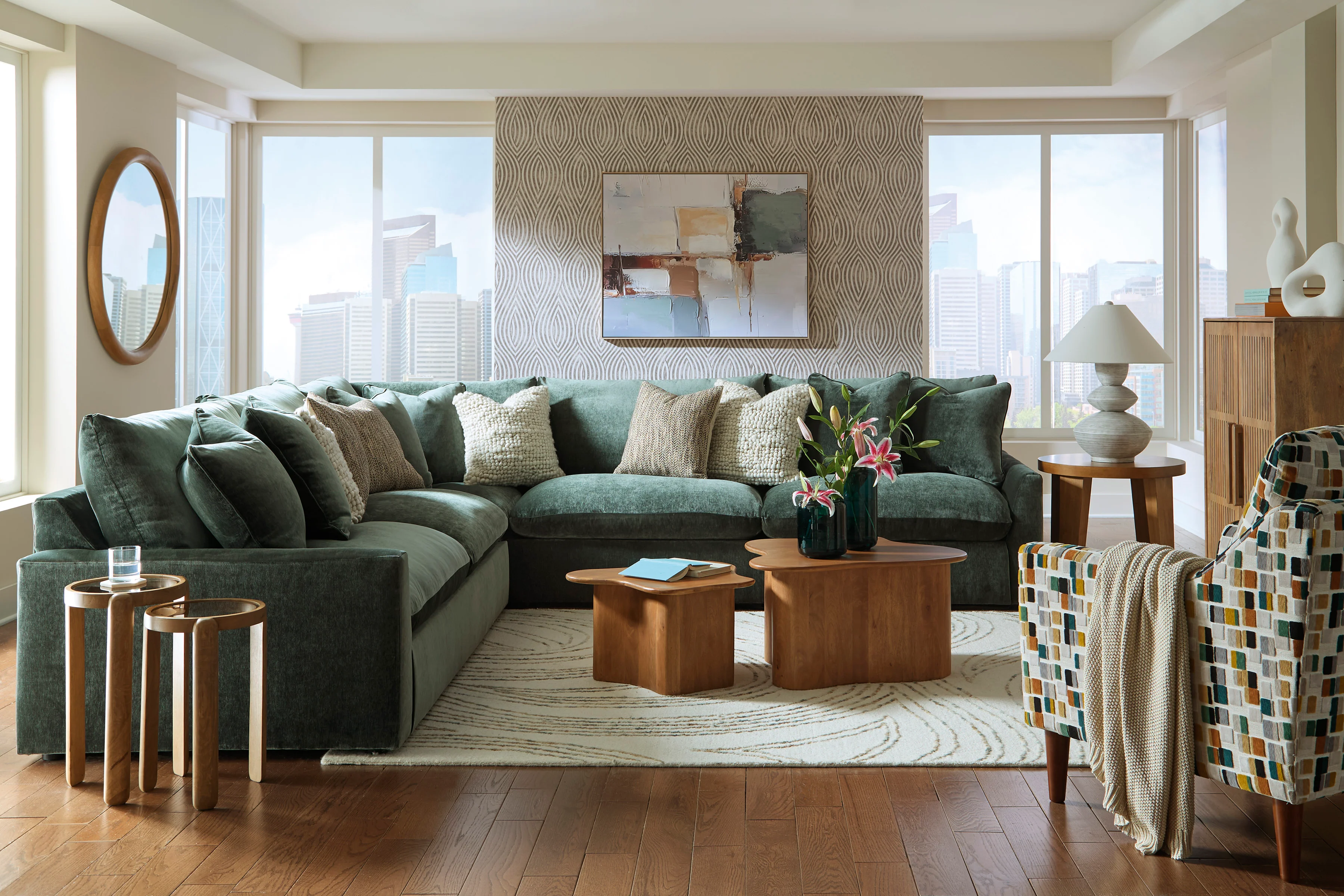 Carriage 3-piece Sectional Sofa Set - Image 12