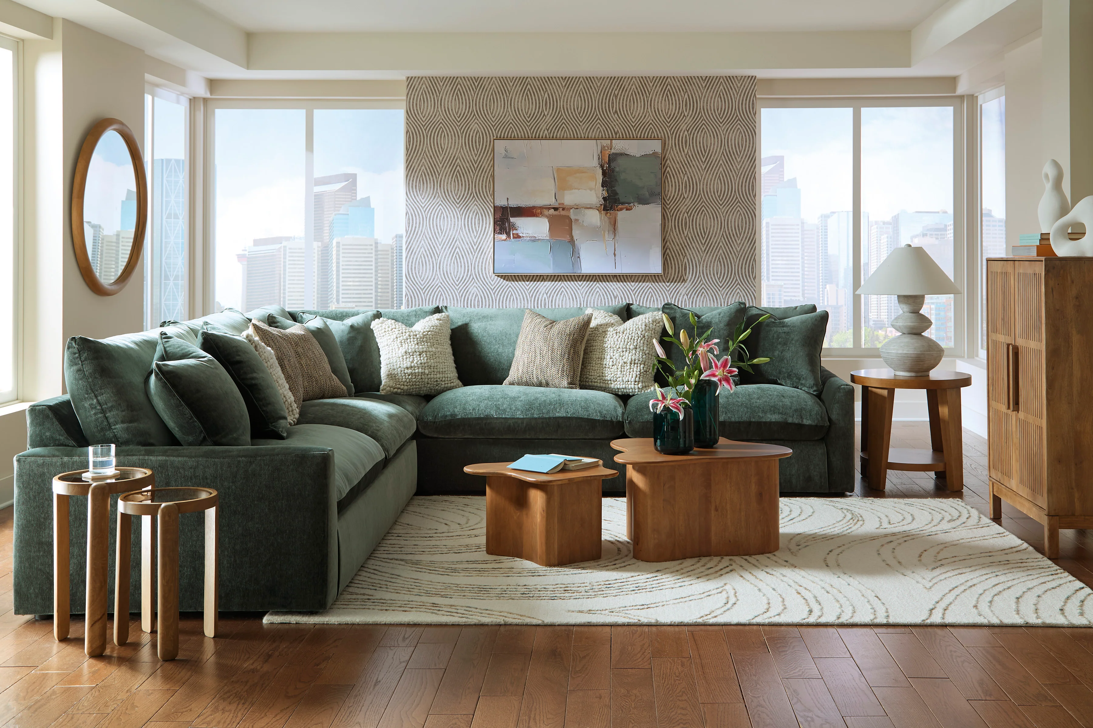 Carriage 3-piece Sectional Sofa Set - Image 13
