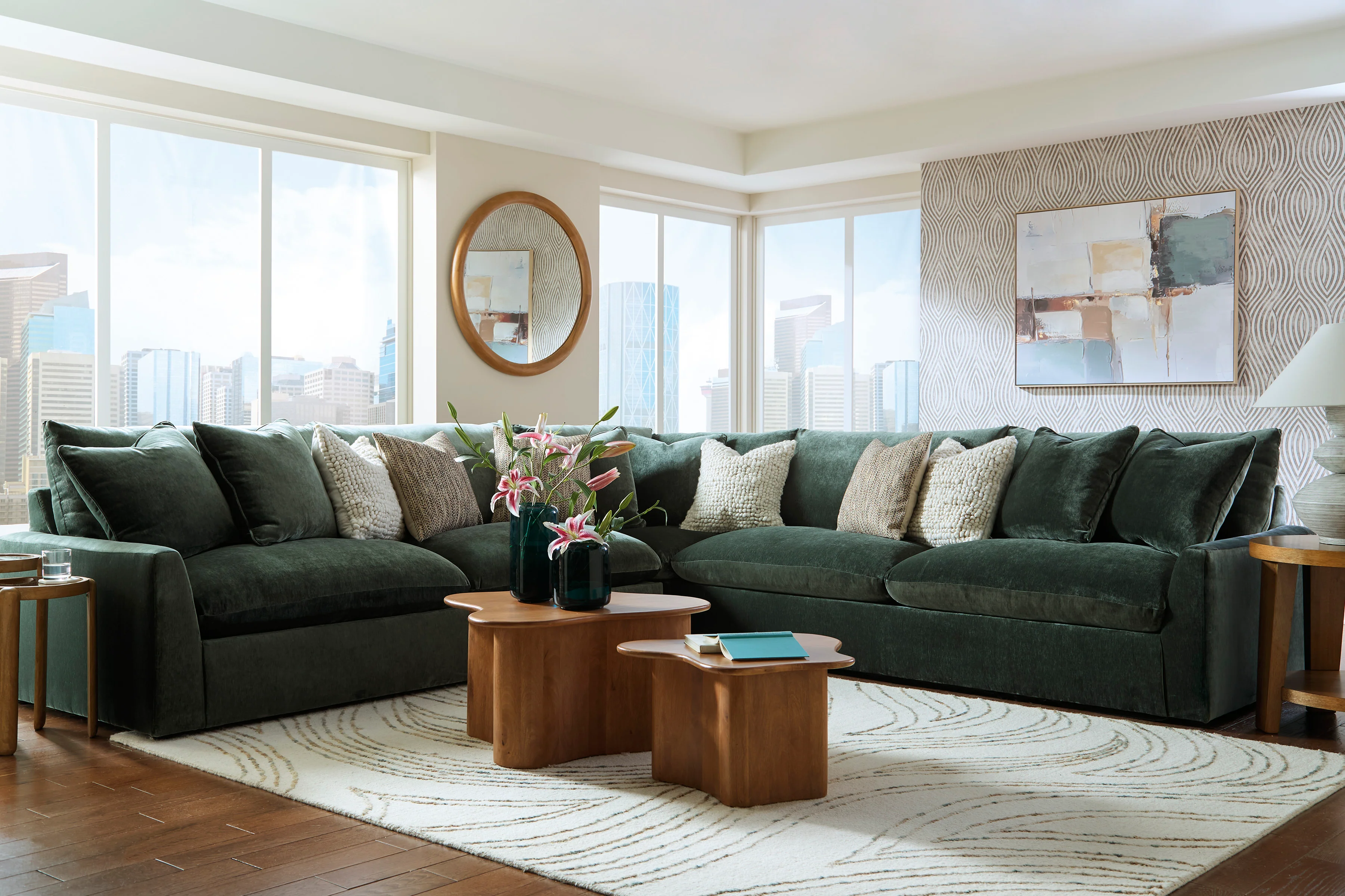 Carriage 3-piece Sectional Sofa Set - Image 14