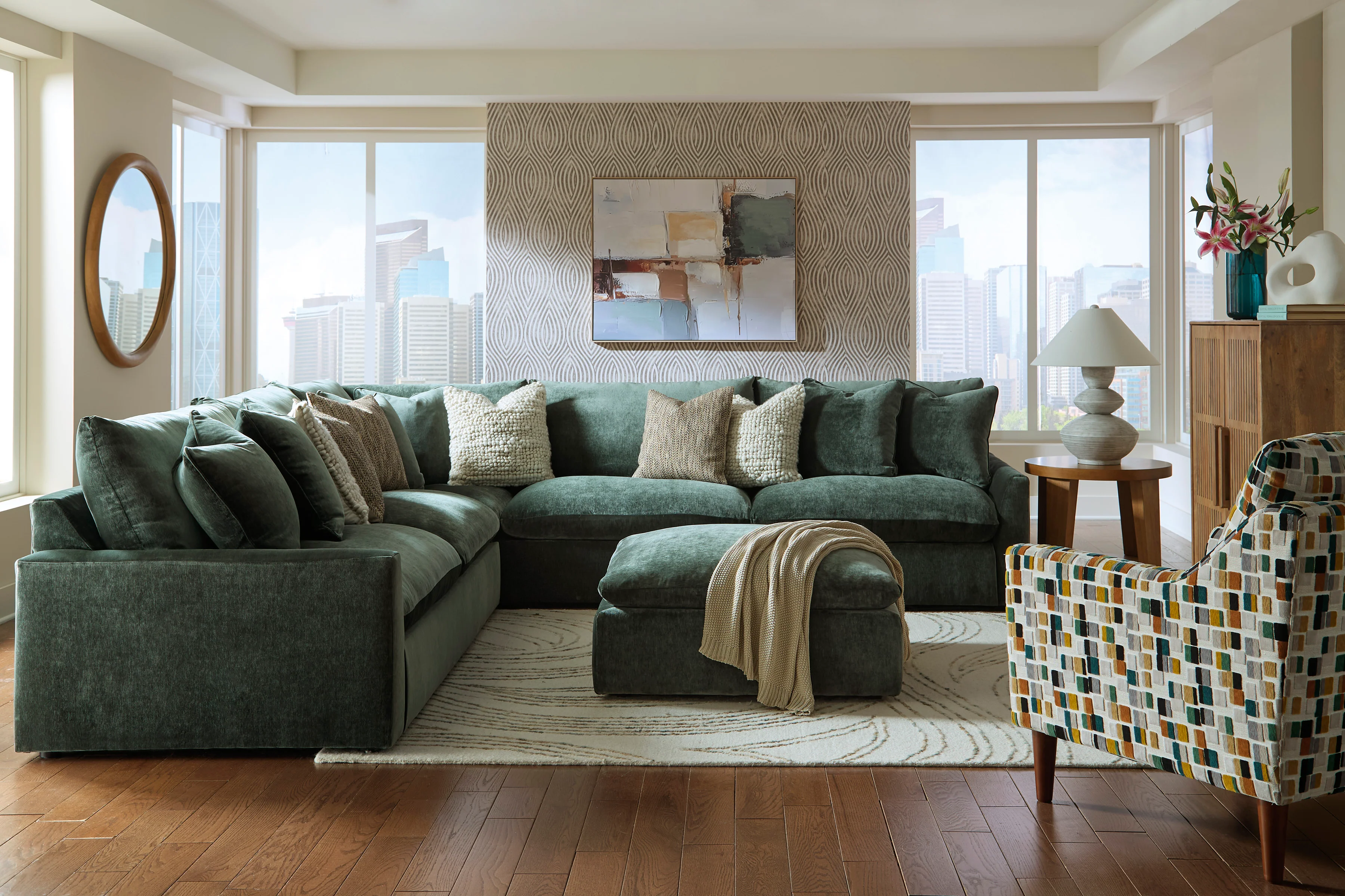 Carriage 3-piece Sectional Sofa Set - Image 9