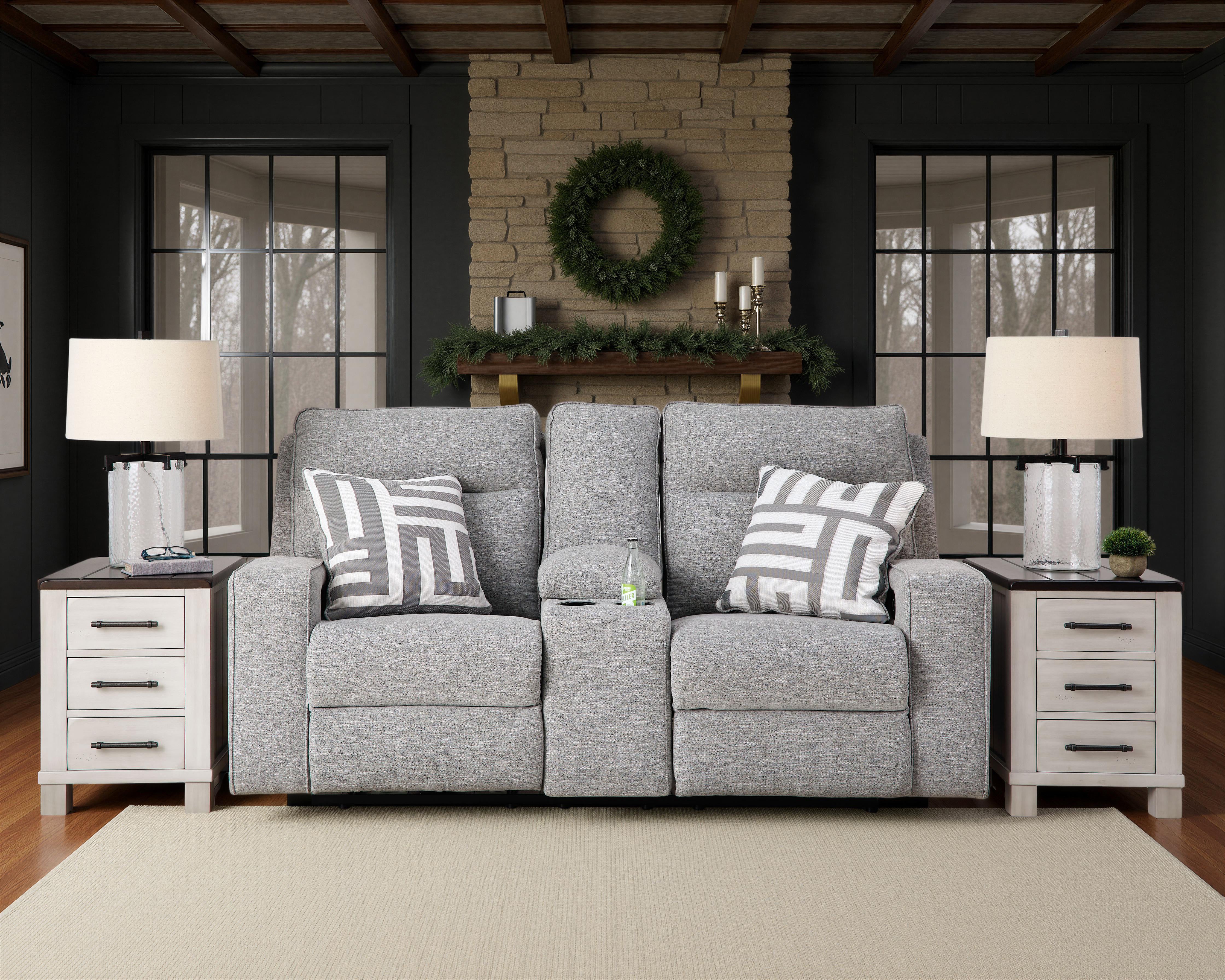 Biscoe Loveseat With Console With Headrest - Image 3