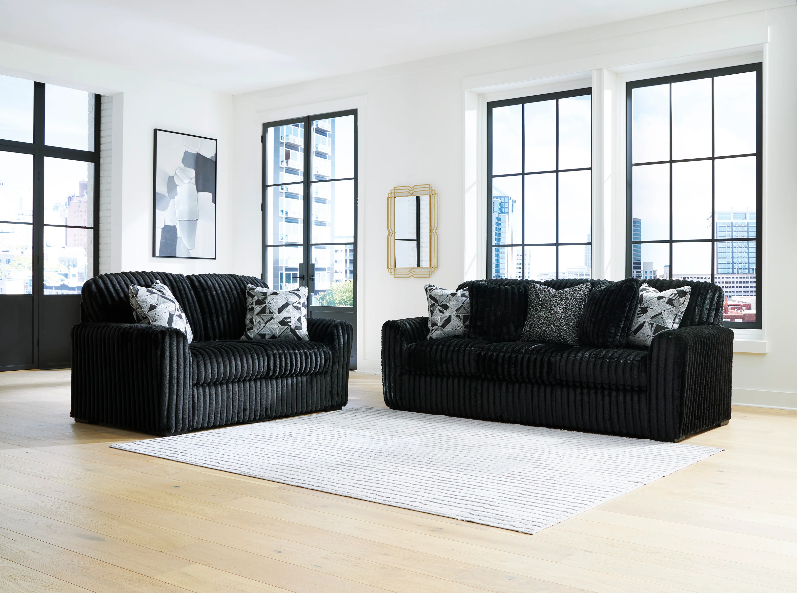 Midnight-Madness Sofa Set (3+2+1) - Image 12