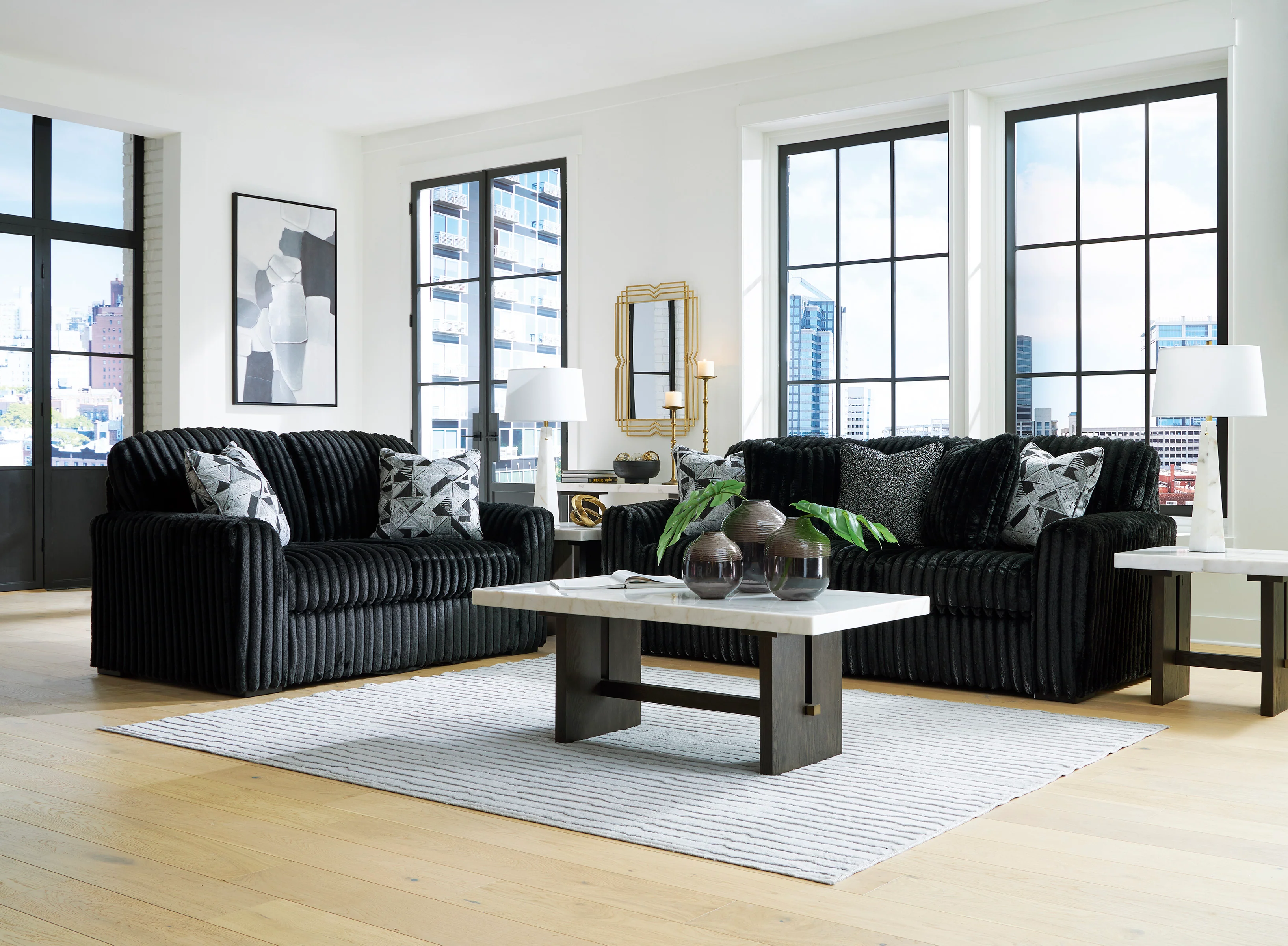 Midnight-Madness Sofa Set (3+2+1) - Image 13