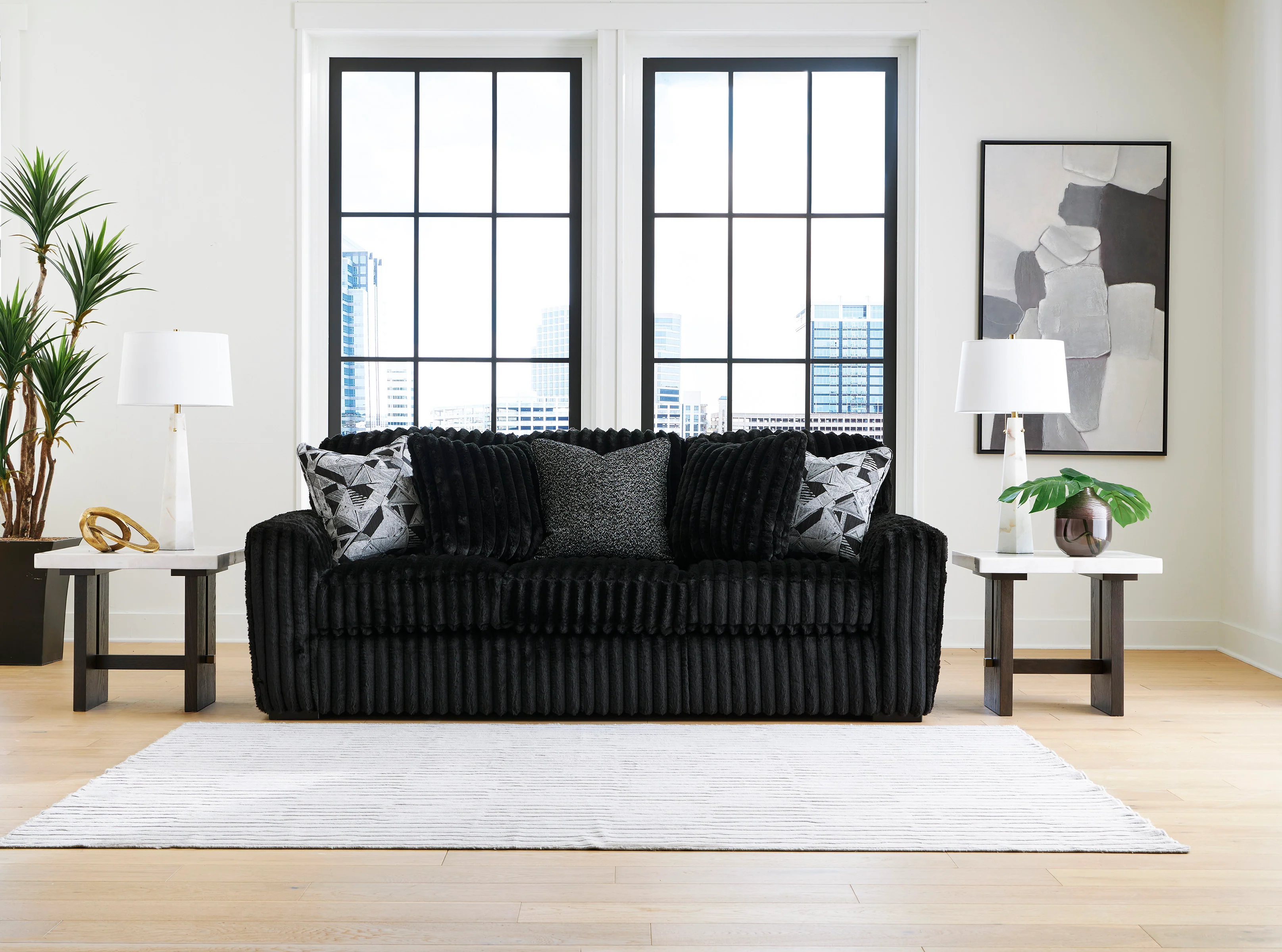 Midnight-Madness Sofa Set (3+2+1) - Image 14