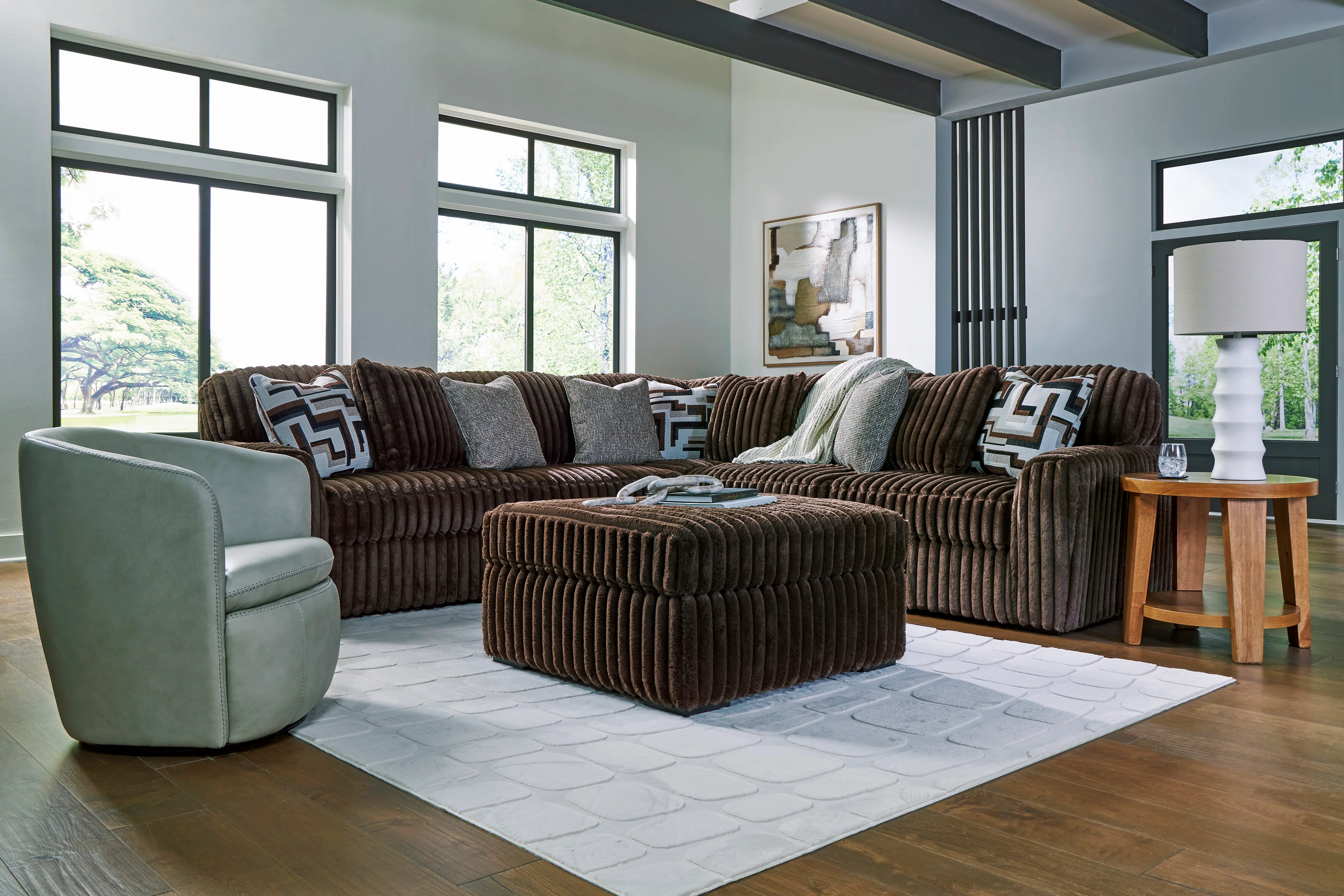 Midnight-Madness 3-piece Sectional Sofa Set - Image 10