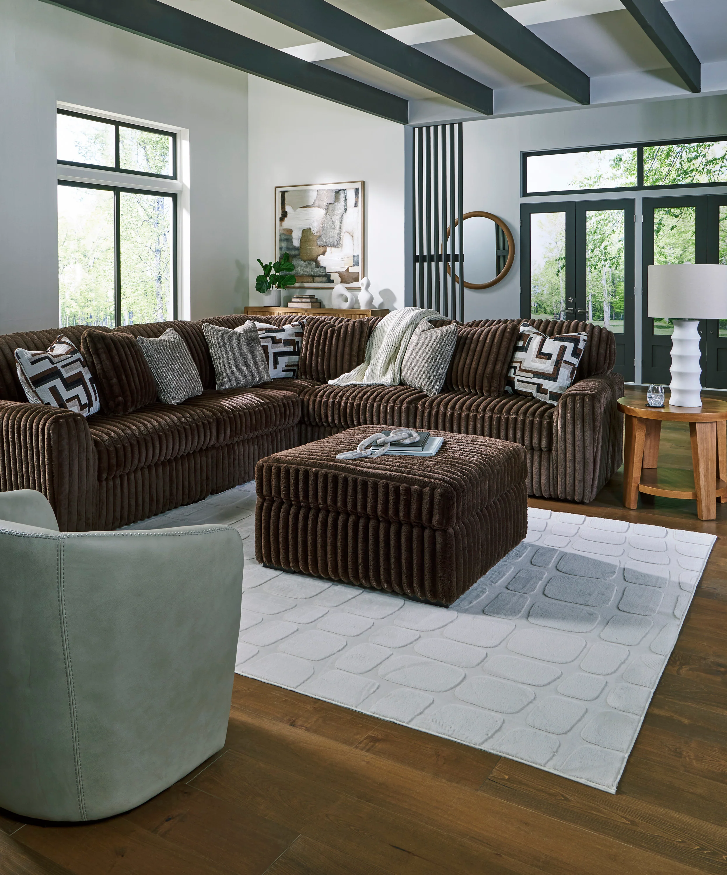 Midnight-Madness 3-piece Sectional Sofa Set - Image 11
