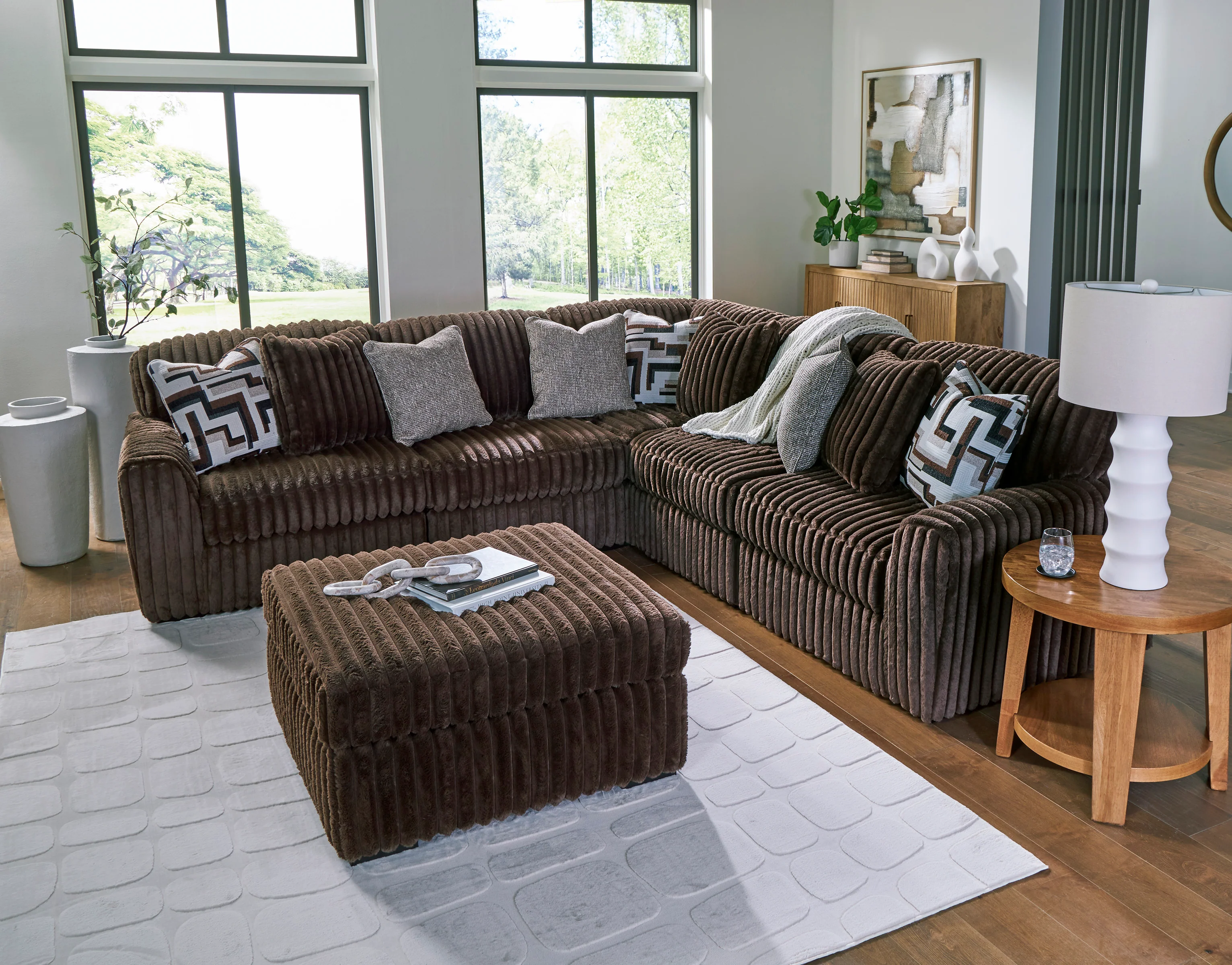 Midnight-Madness 3-piece Sectional Sofa Set - Image 6