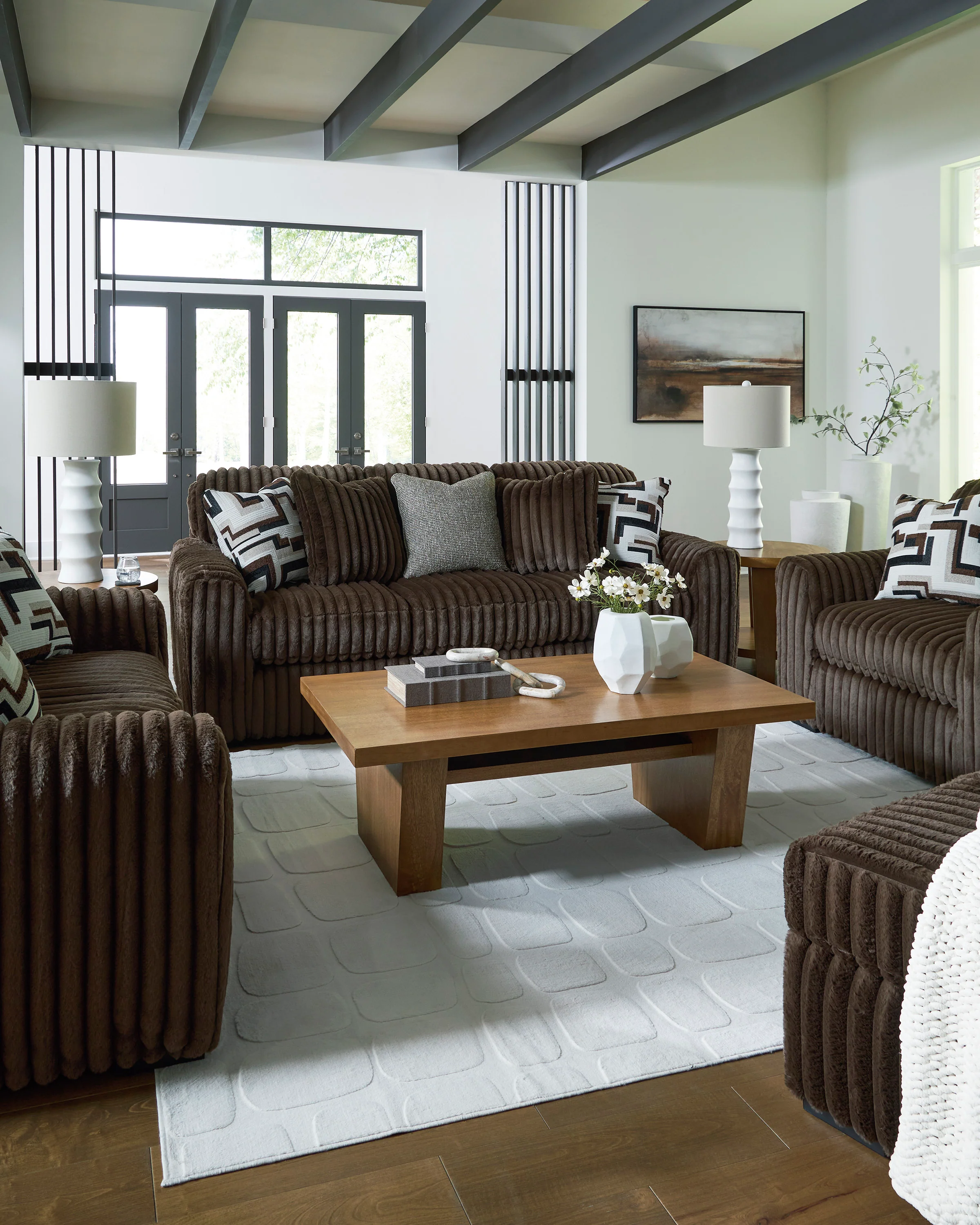 Midnight-Madness Sofa Set (3+2+1) - Image 10