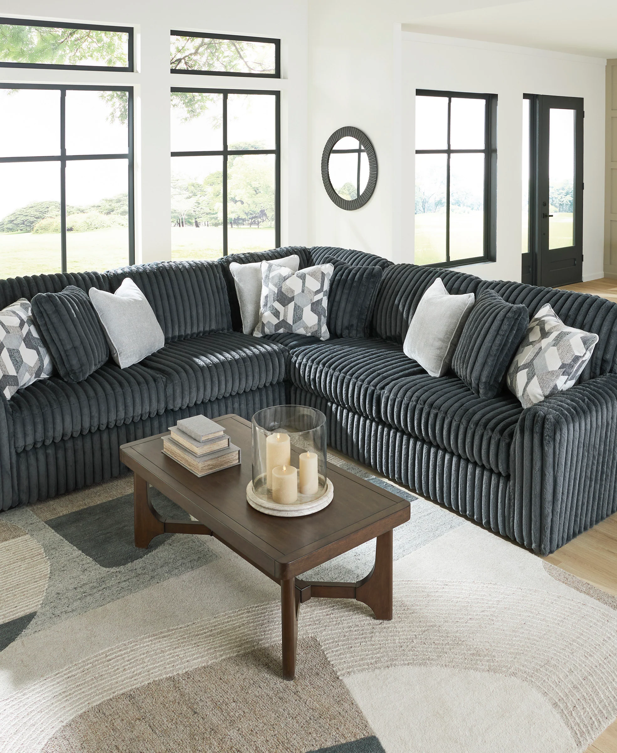 Midnight-Madness 3-piece Sectional Sofa Set - Image 5