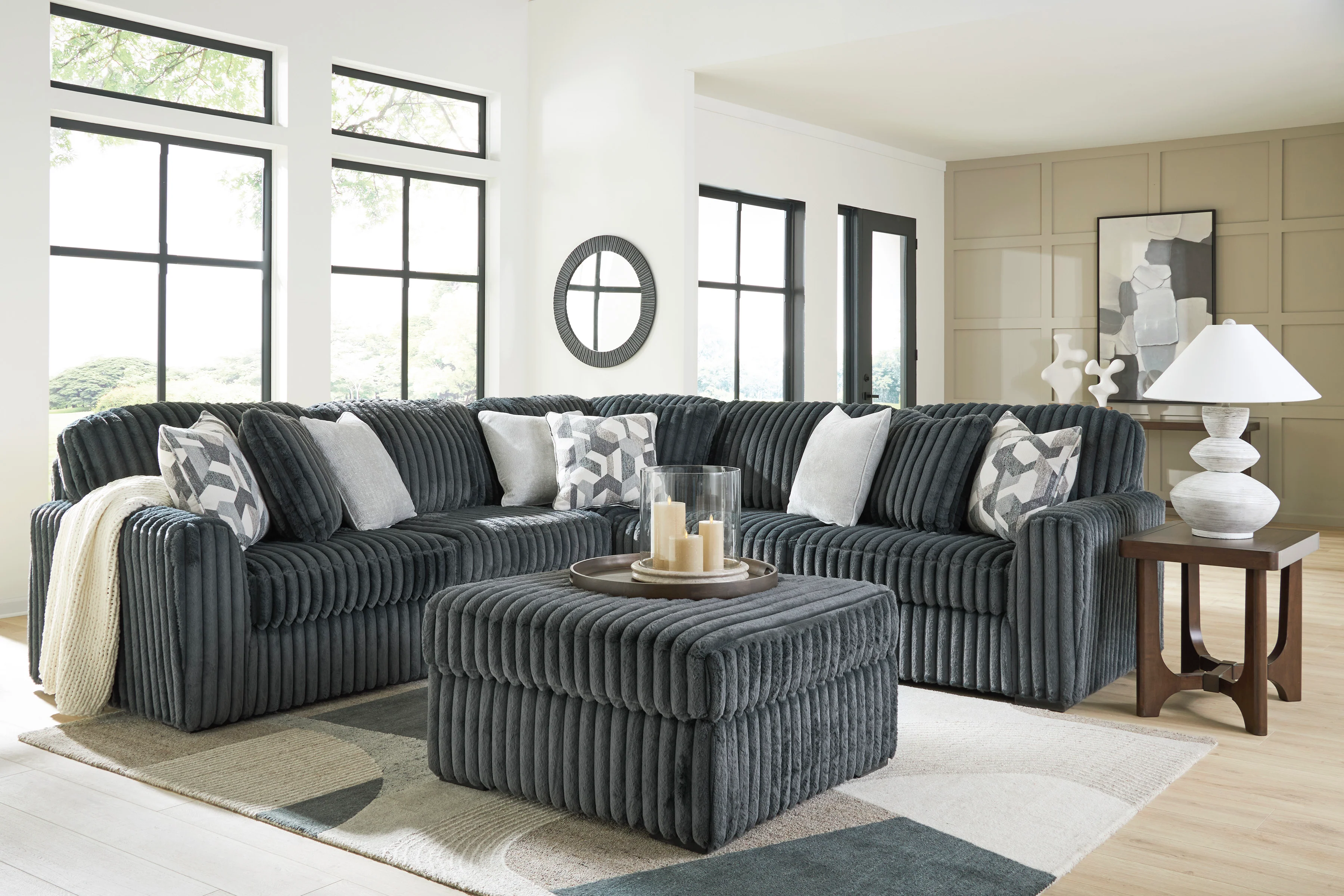 Midnight-Madness 3-piece Sectional Sofa Set - Image 6