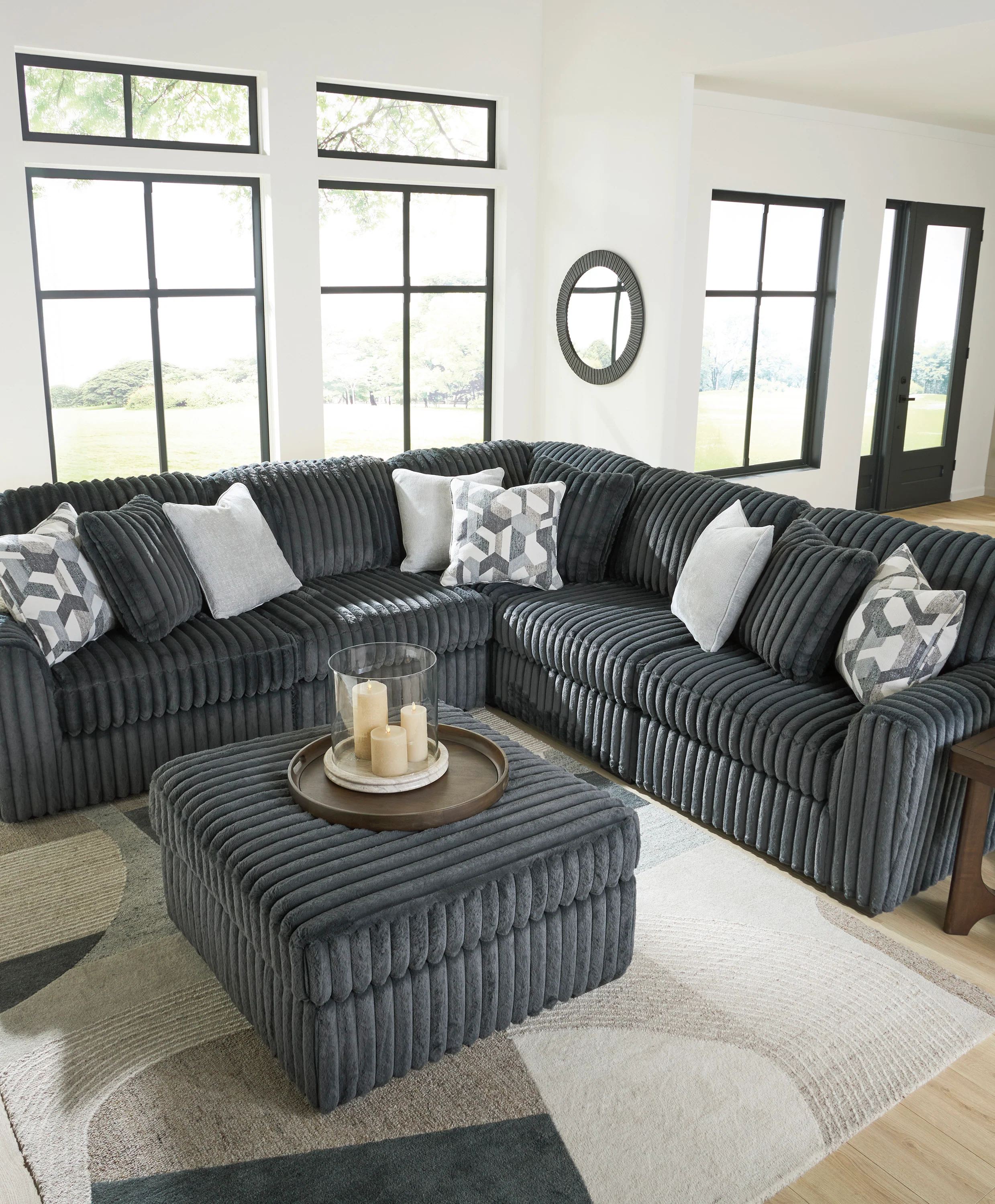 Midnight-Madness 3-piece Sectional Sofa Set - Image 7