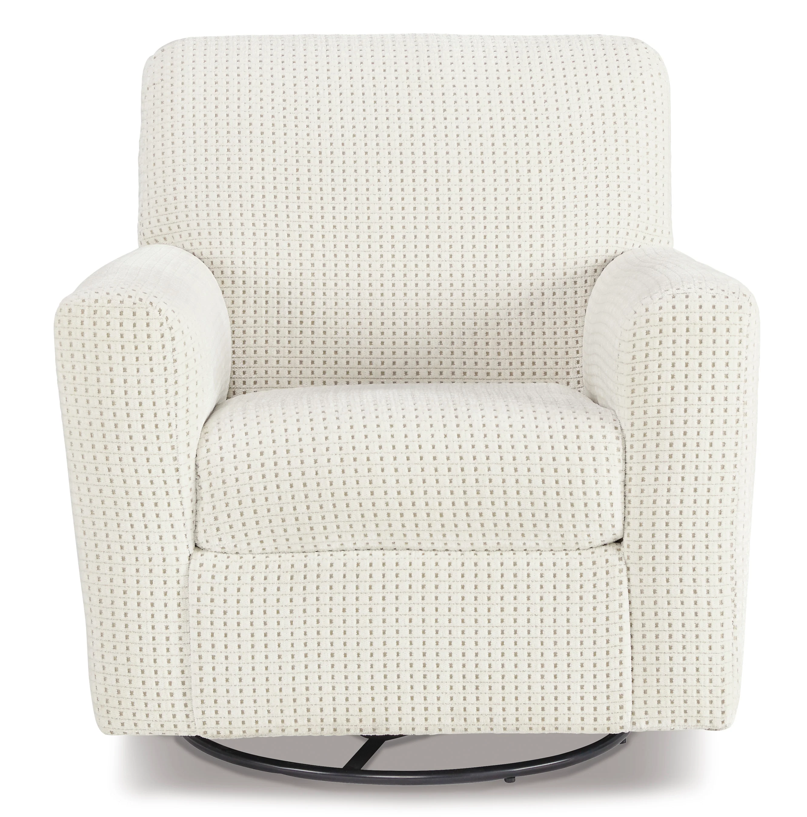 Herstow Swivel Glider Accent Chair - Image 4