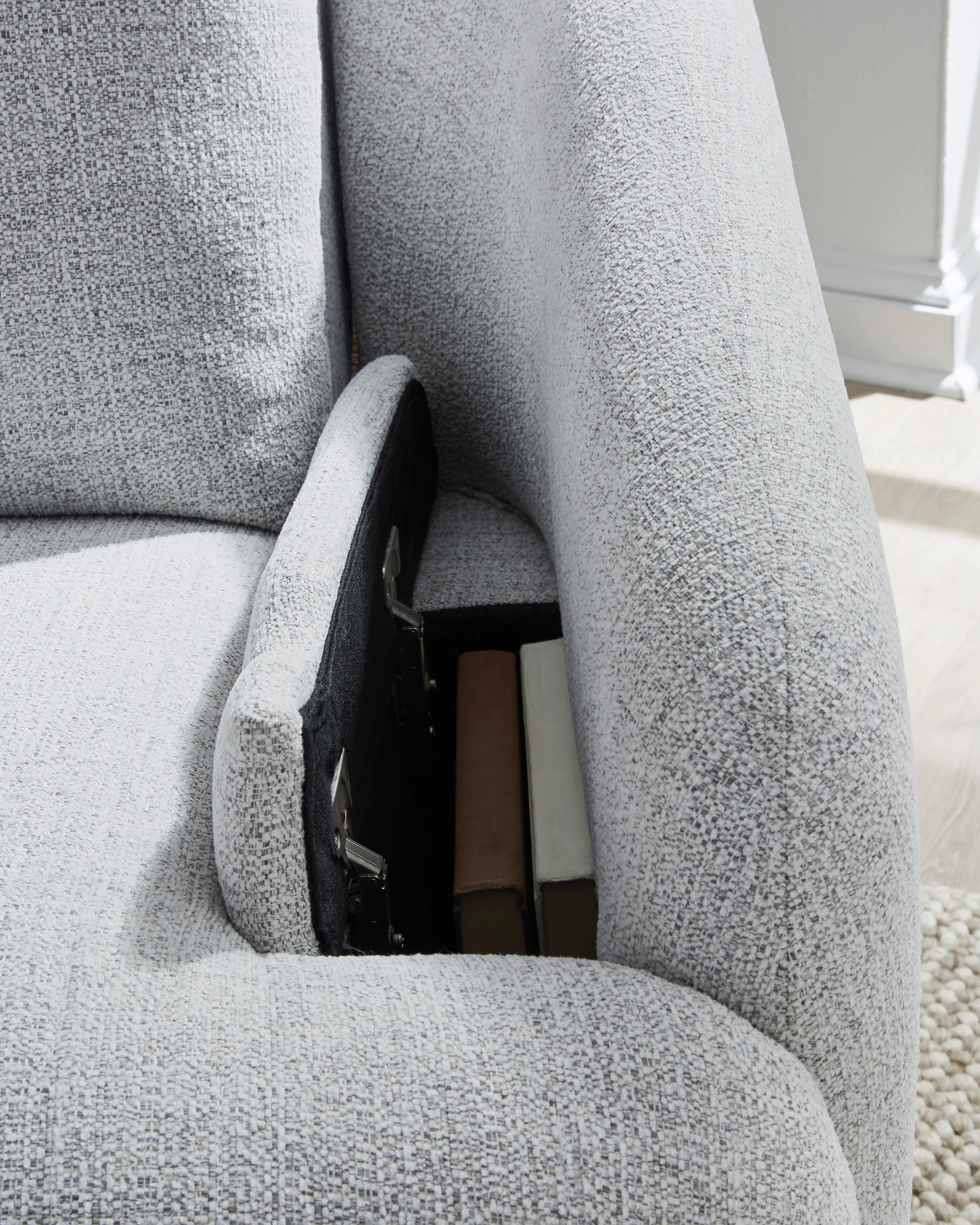 Alainmont Next-Gen Nuvella Swivel Power Recliner - Image 8